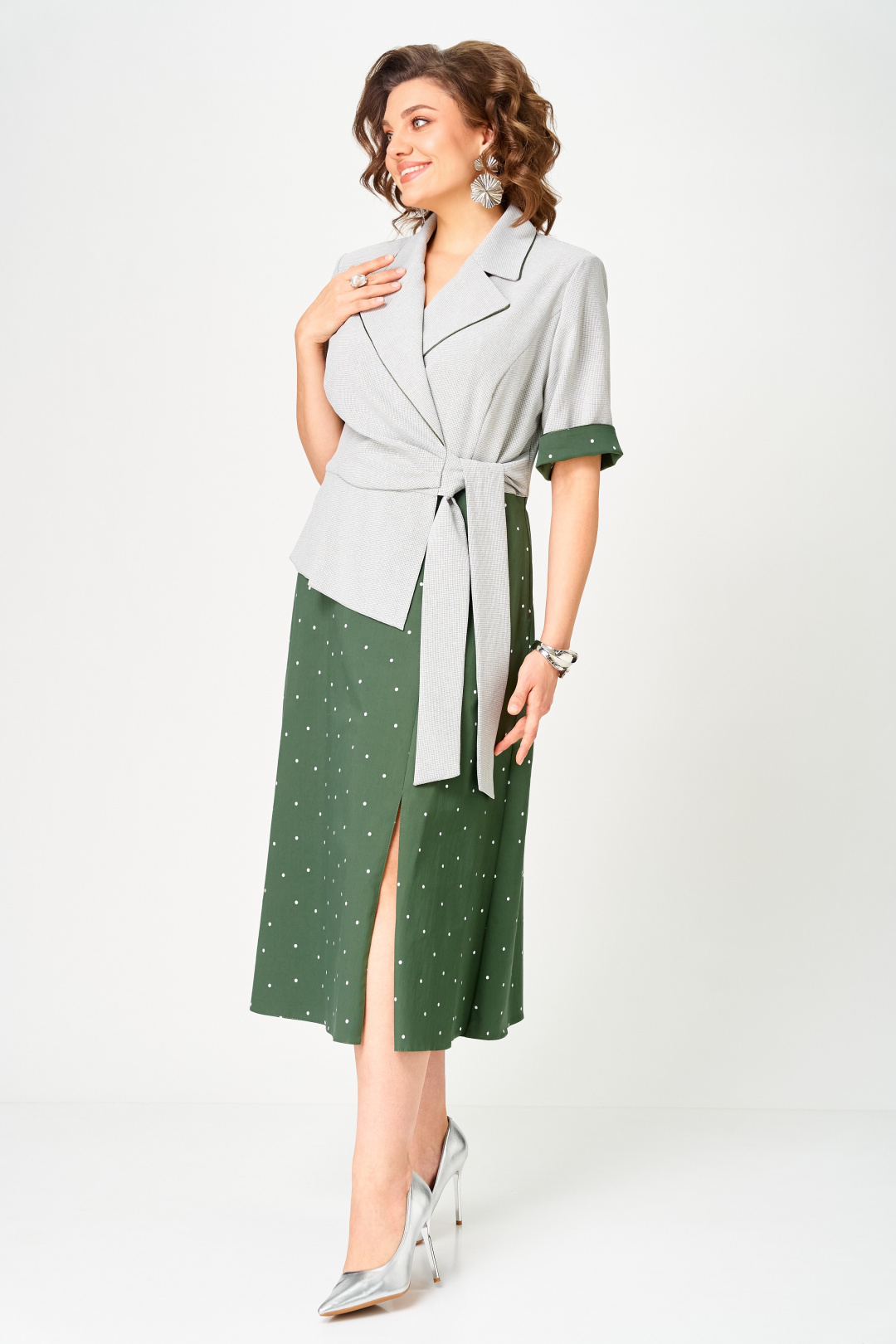 Платье AiraStyle 24432 зеленый