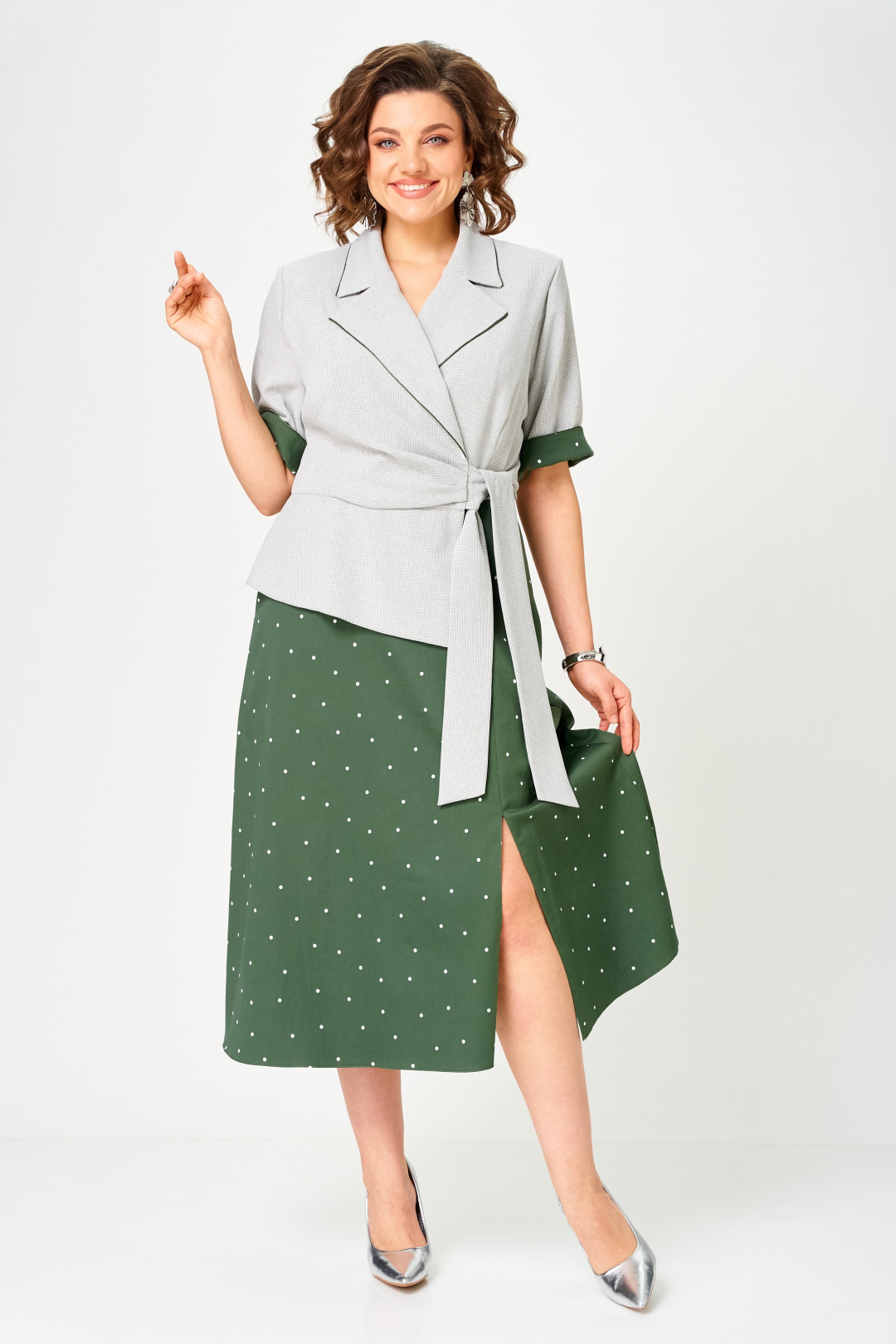 Платье AiraStyle 24432 зеленый