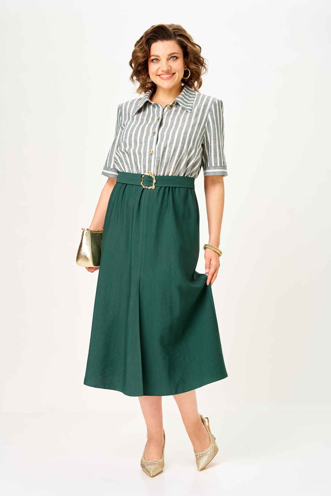 Платье AiraStyle 24434 изумруд
