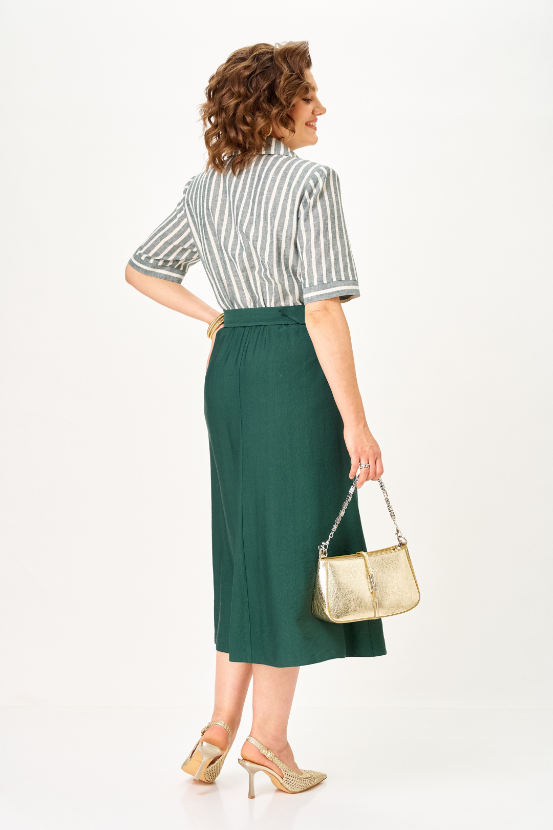 Платье AiraStyle 24434 изумруд
