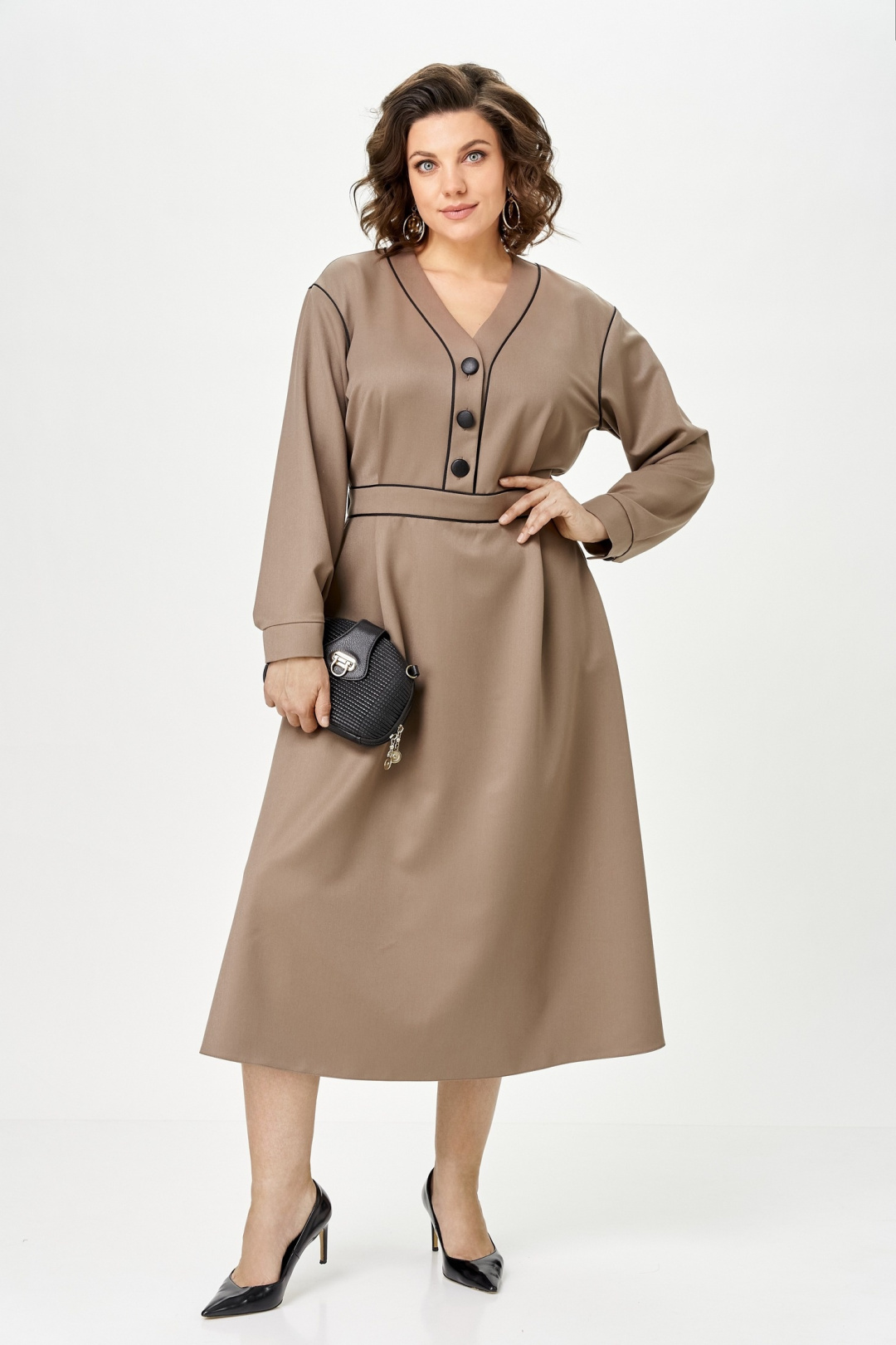 Платье AiraStyle 24437 капучино