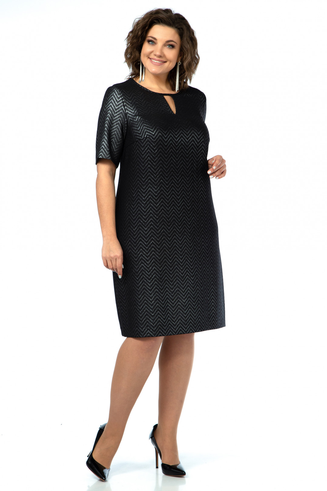 Платье AlaniCollection 2029 черный - фото 3