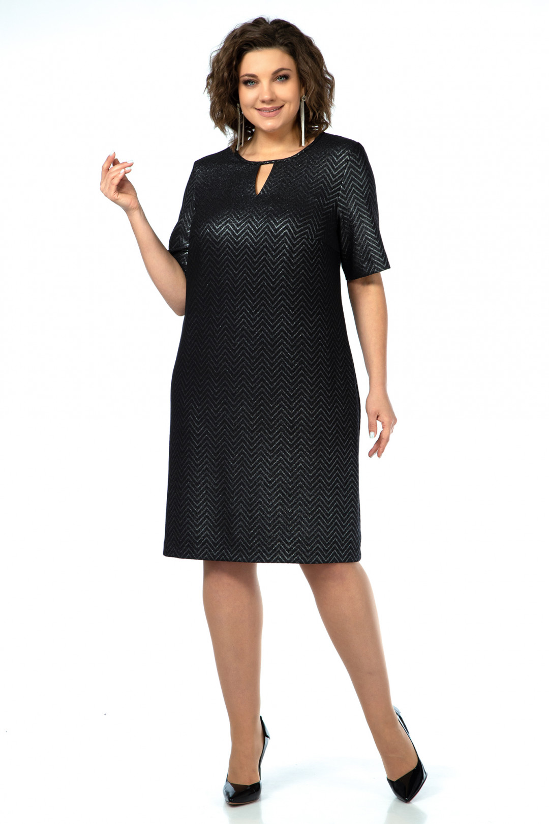 Платье AlaniCollection 2029 черный - фото 4