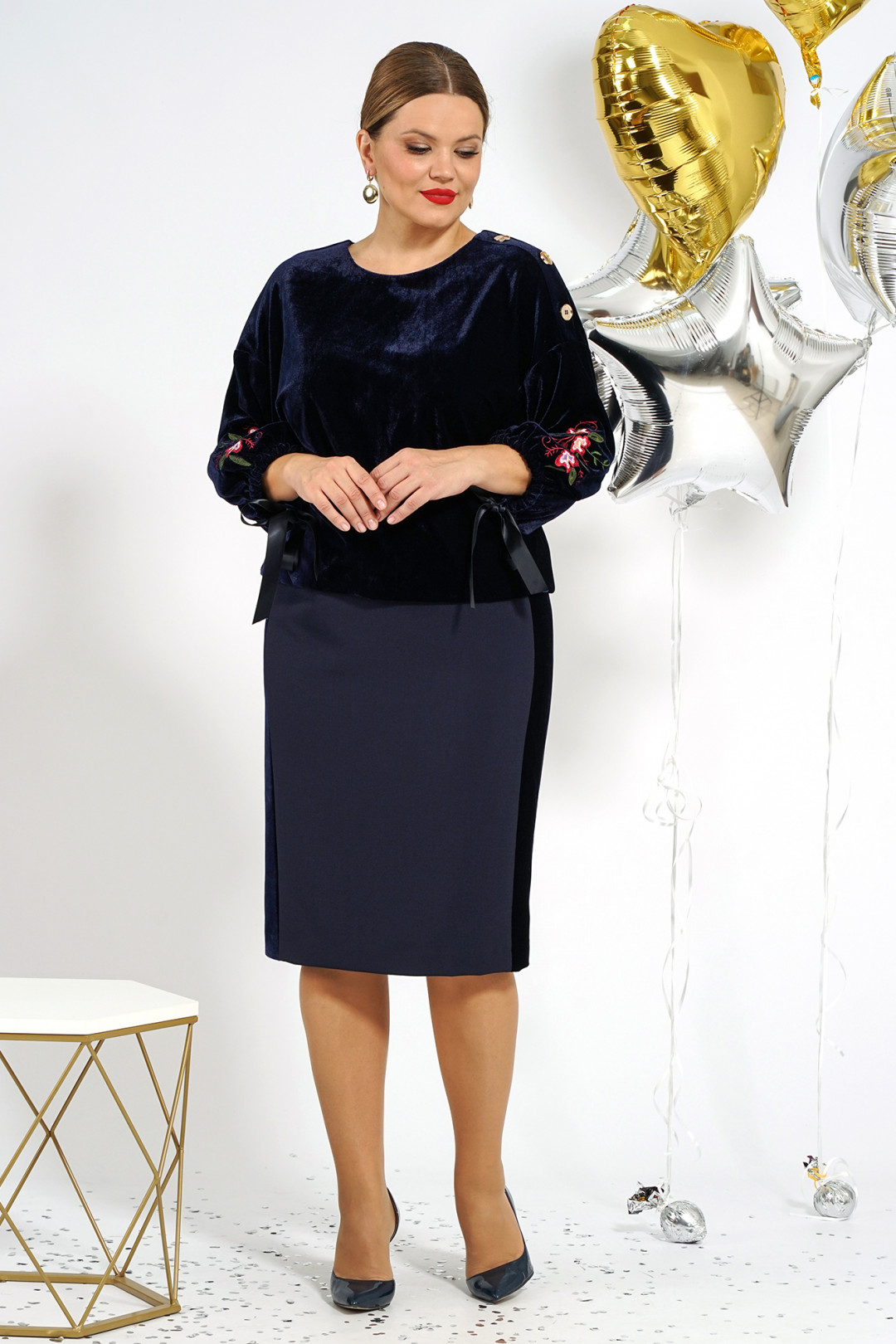 Костюм AlaniCollection 2045 синий - фото 3