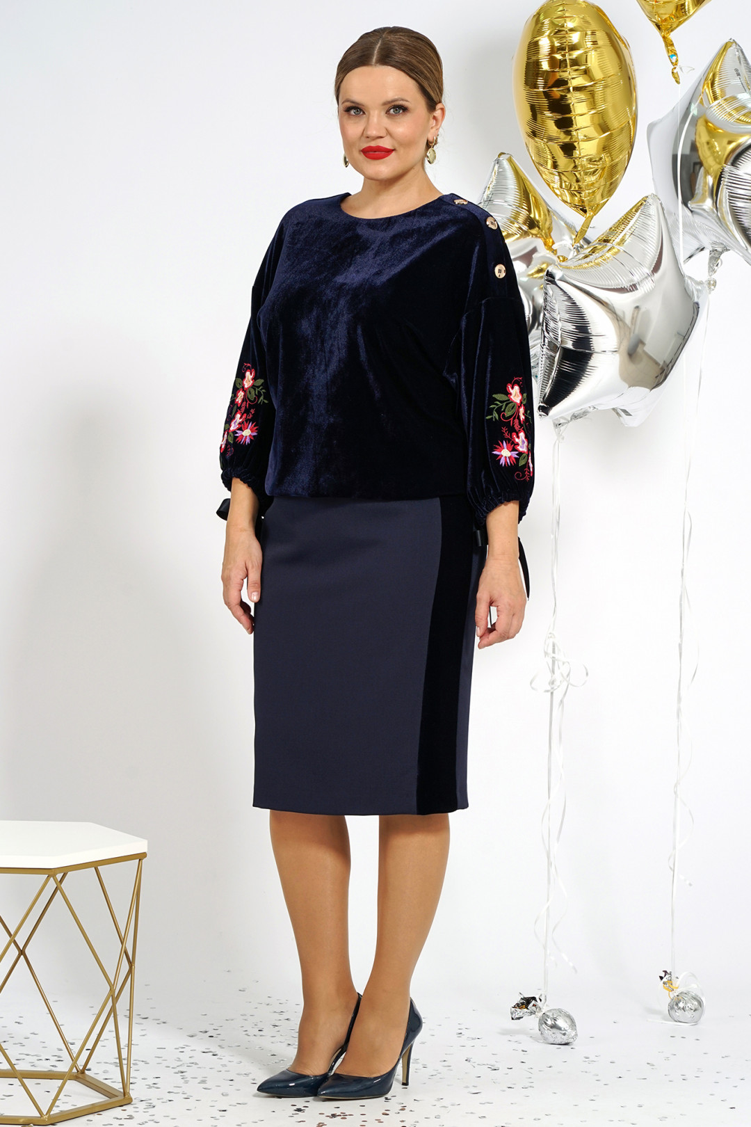 Костюм AlaniCollection 2045 синий - фото 4