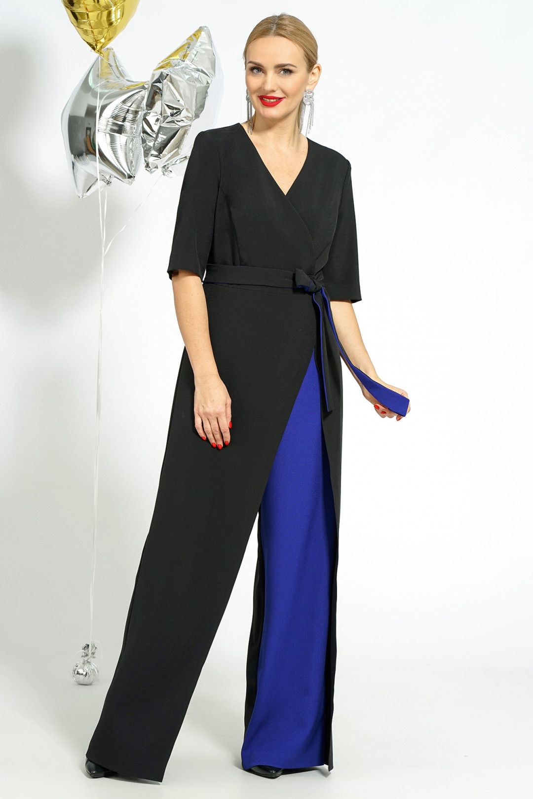 Комбинезон AlaniCollection 2058 чёрный с синим - фото 3