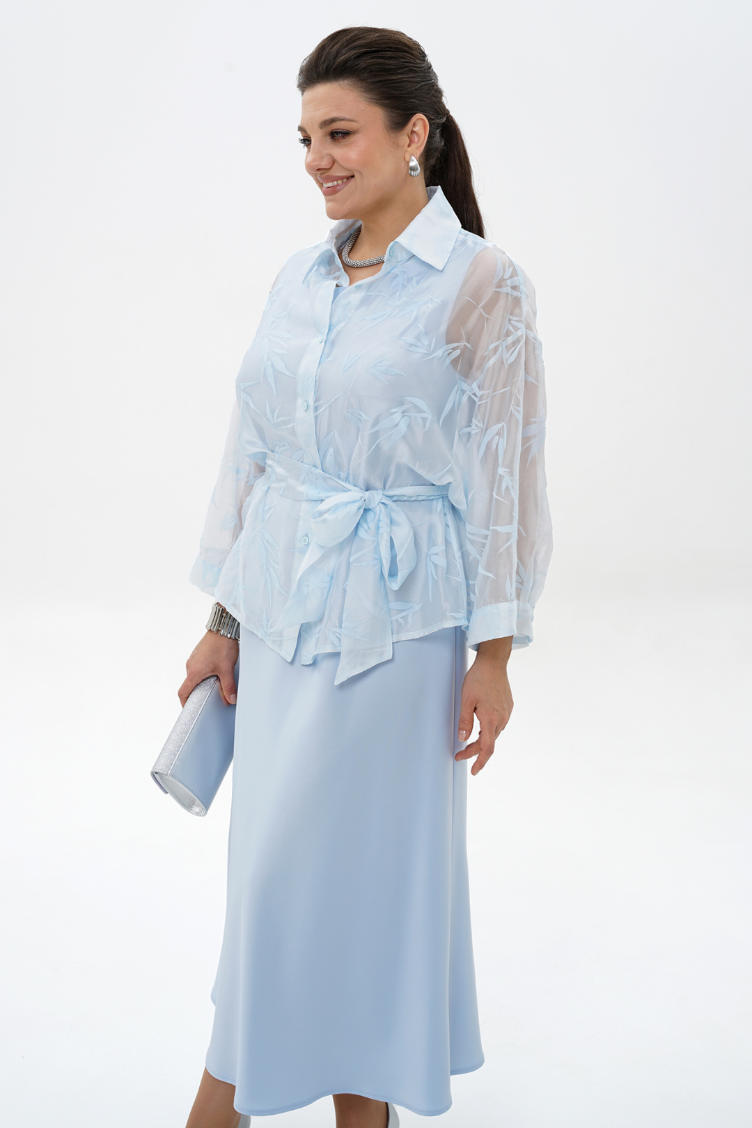 Костюм AlaniCollection 2429 голубой - фото 6