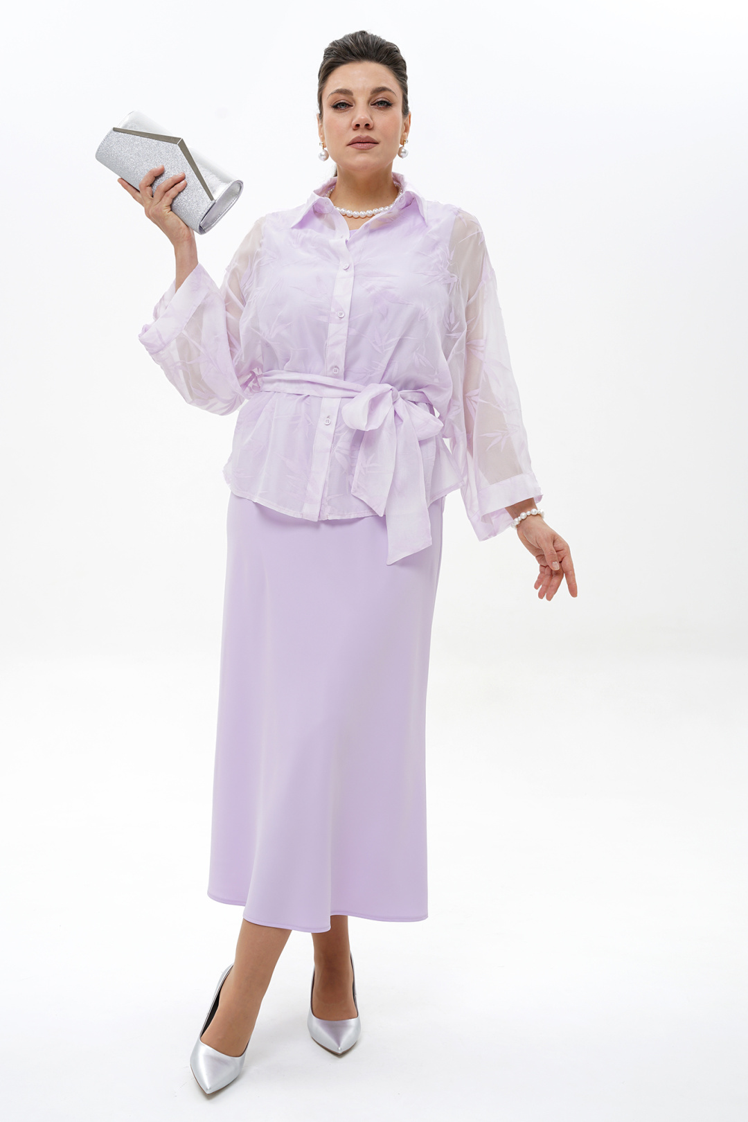 Костюм AlaniCollection 2429 лаванда - фото 2