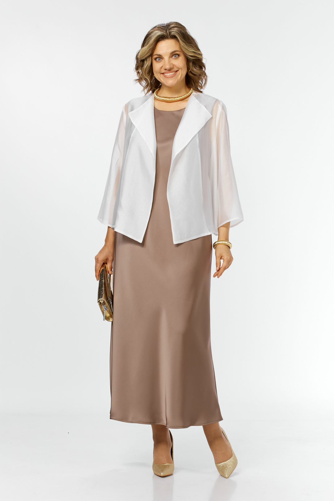 Костюм AlaniCollection 2433 молоко + золото