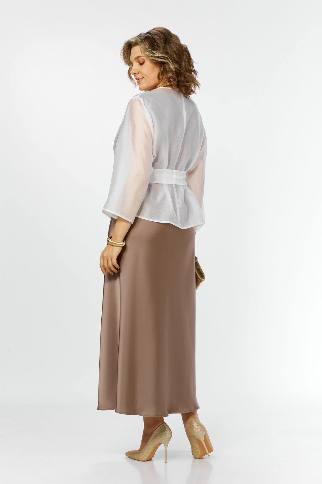 Костюм AlaniCollection 2433 молоко + золото
