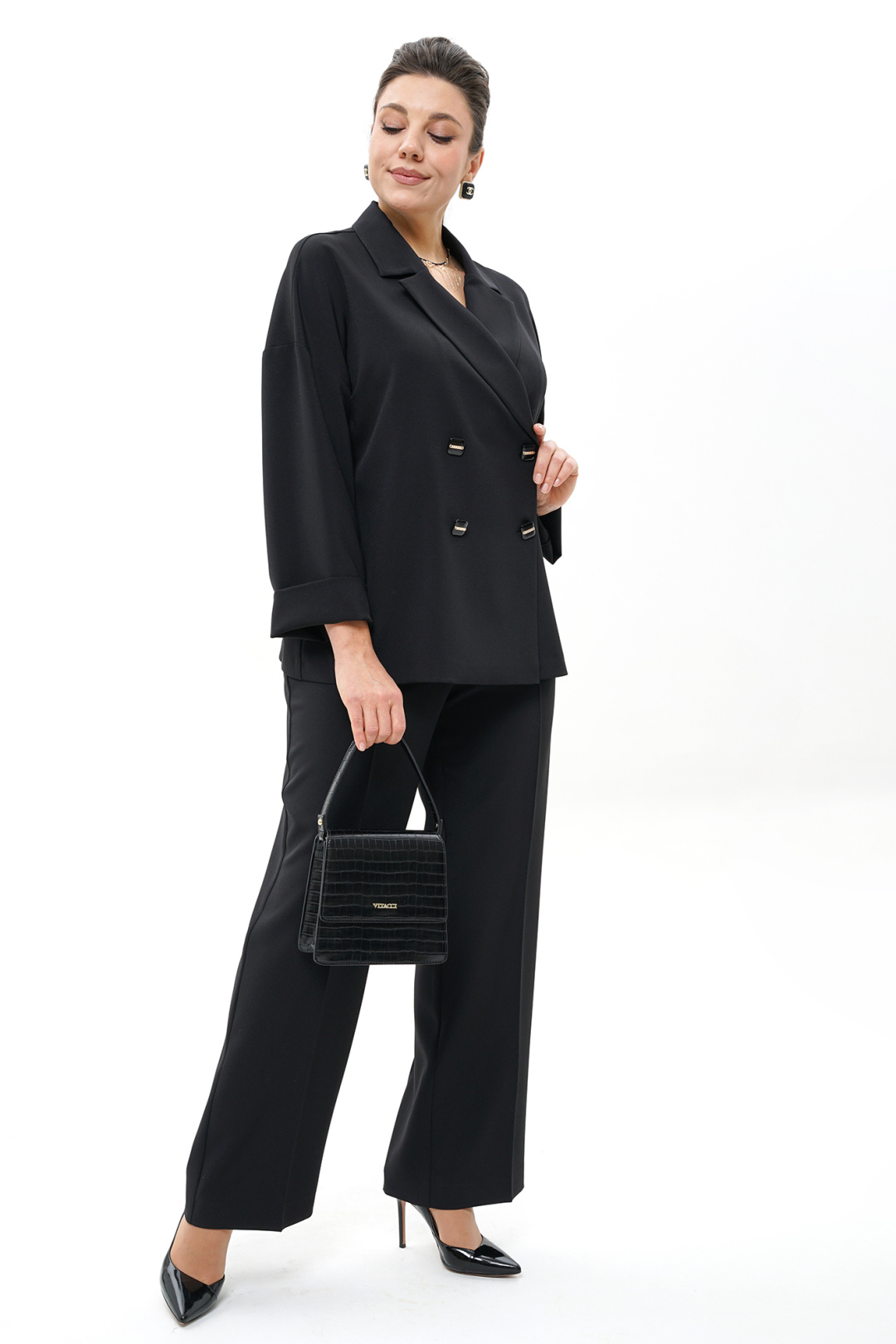 Костюм AlaniCollection 2437 черный - фото 3