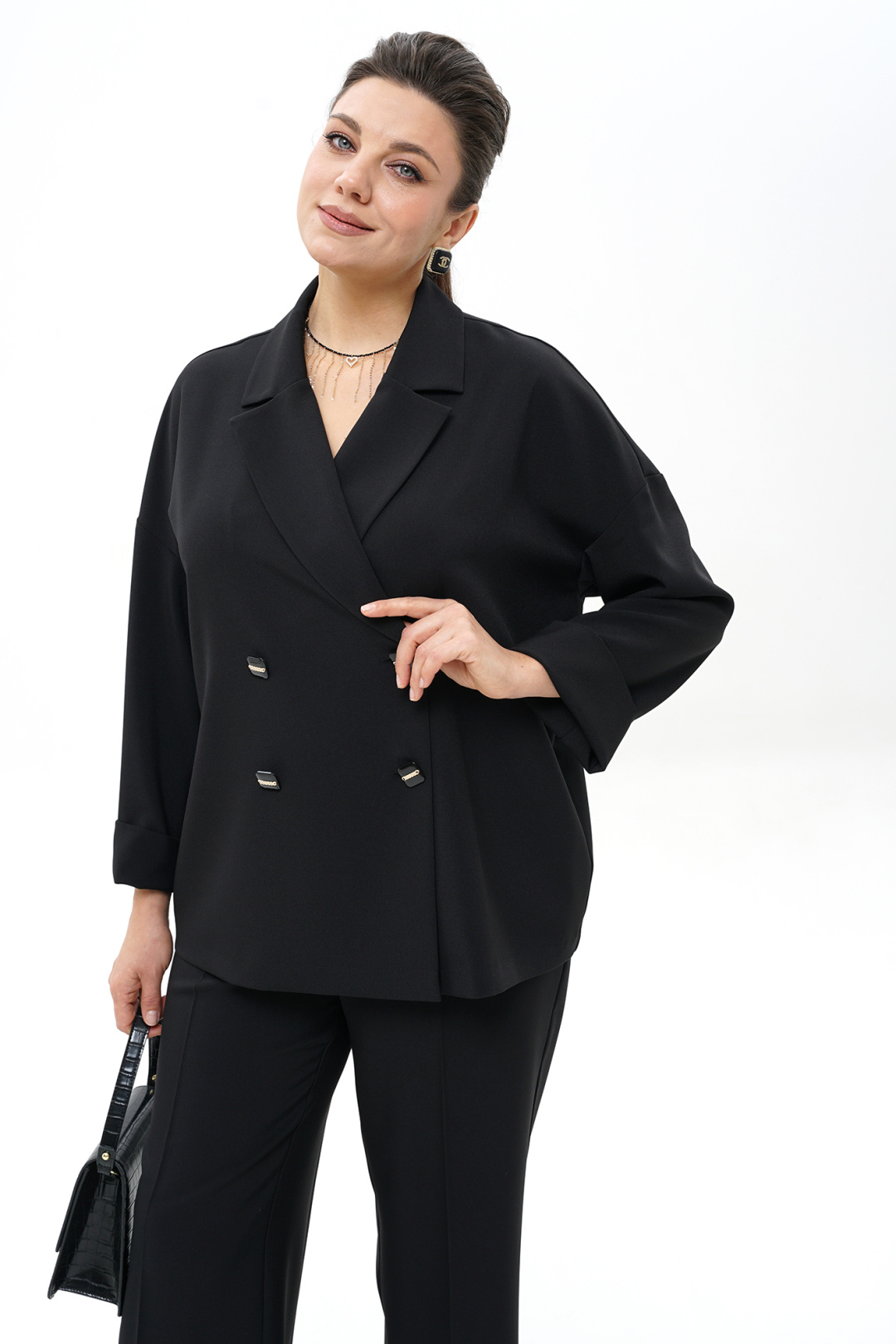 Костюм AlaniCollection 2437 черный - фото 4