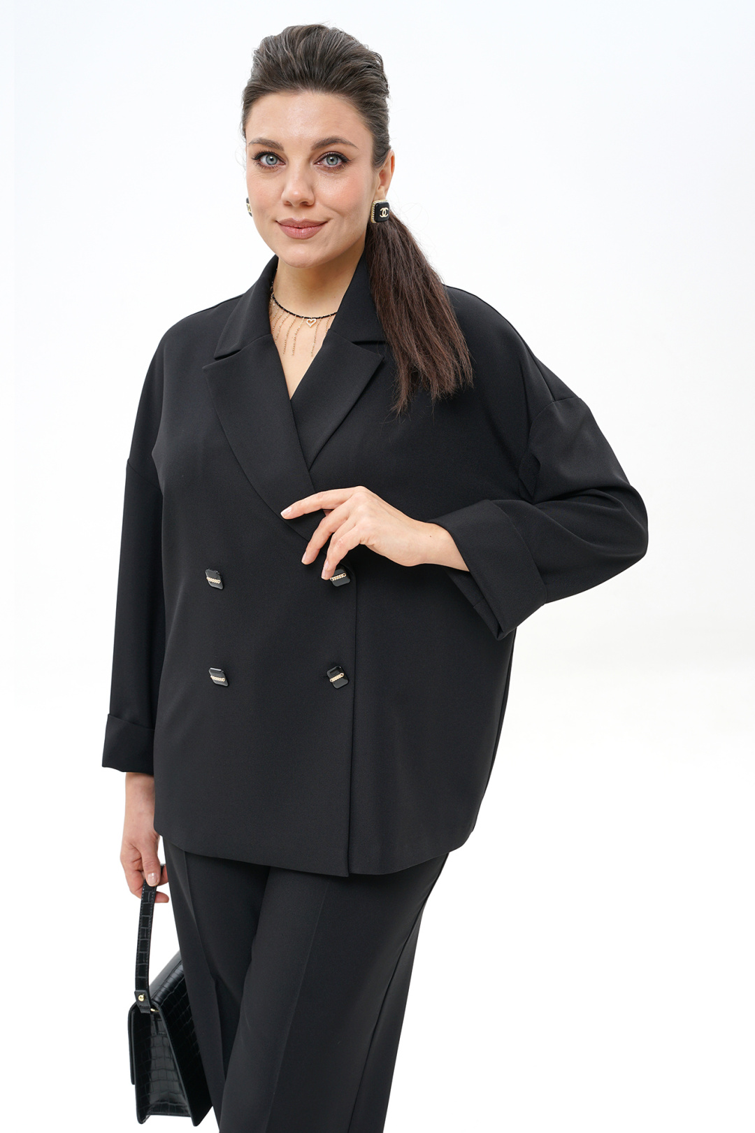 Костюм AlaniCollection 2437 черный - фото 5