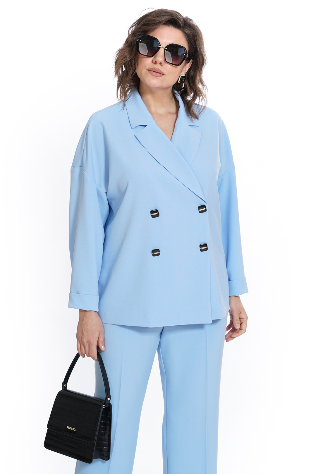 Костюм AlaniCollection 2437 голубой - фото 3