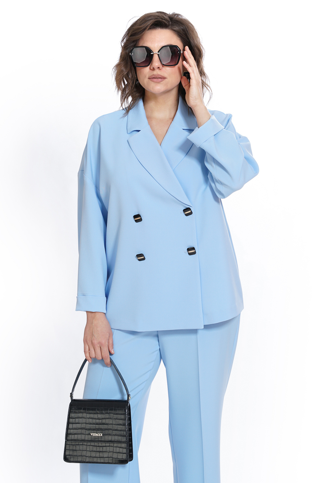 Костюм AlaniCollection 2437 голубой - фото 4