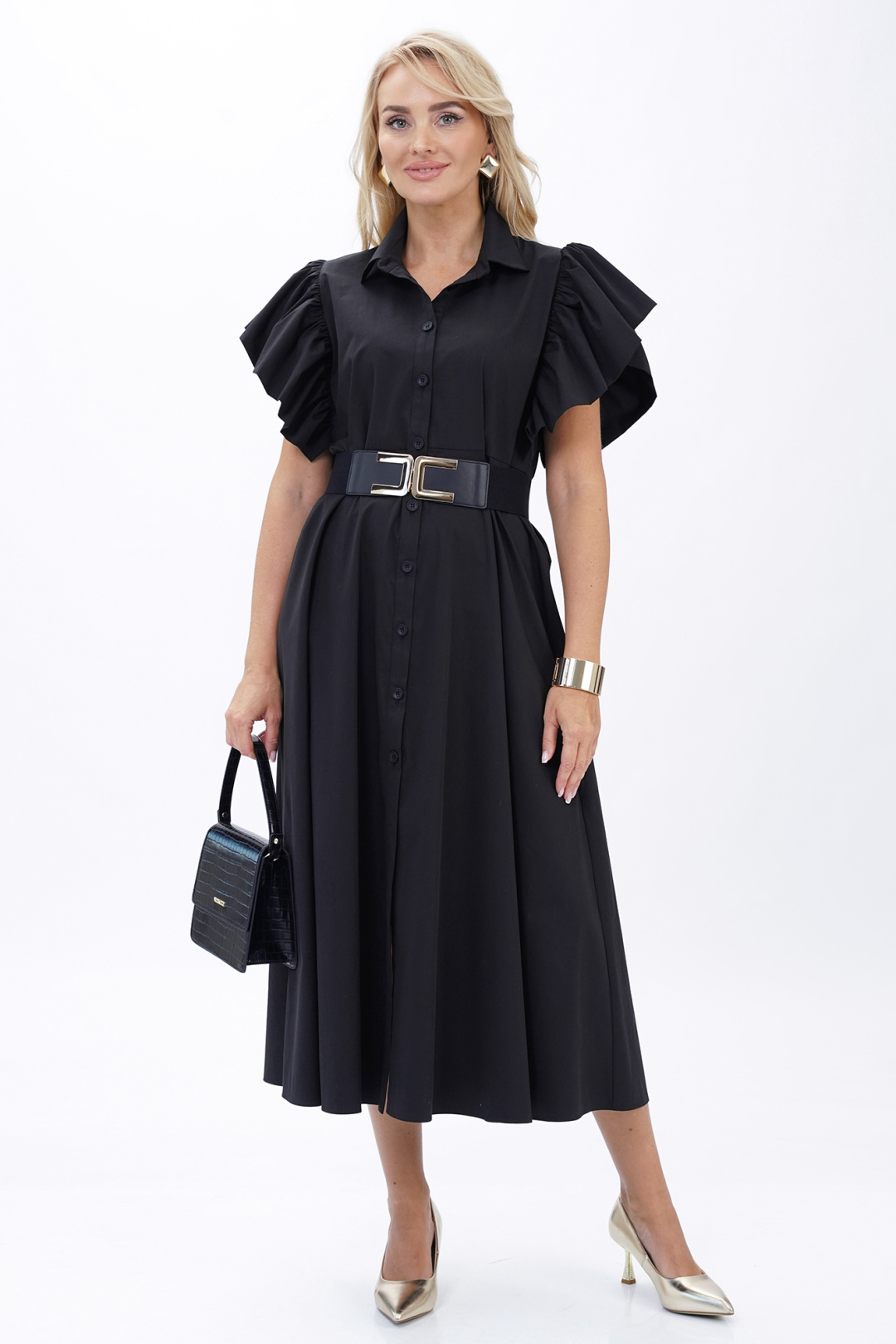 Платье AlaniCollection 2445 черный - фото 1