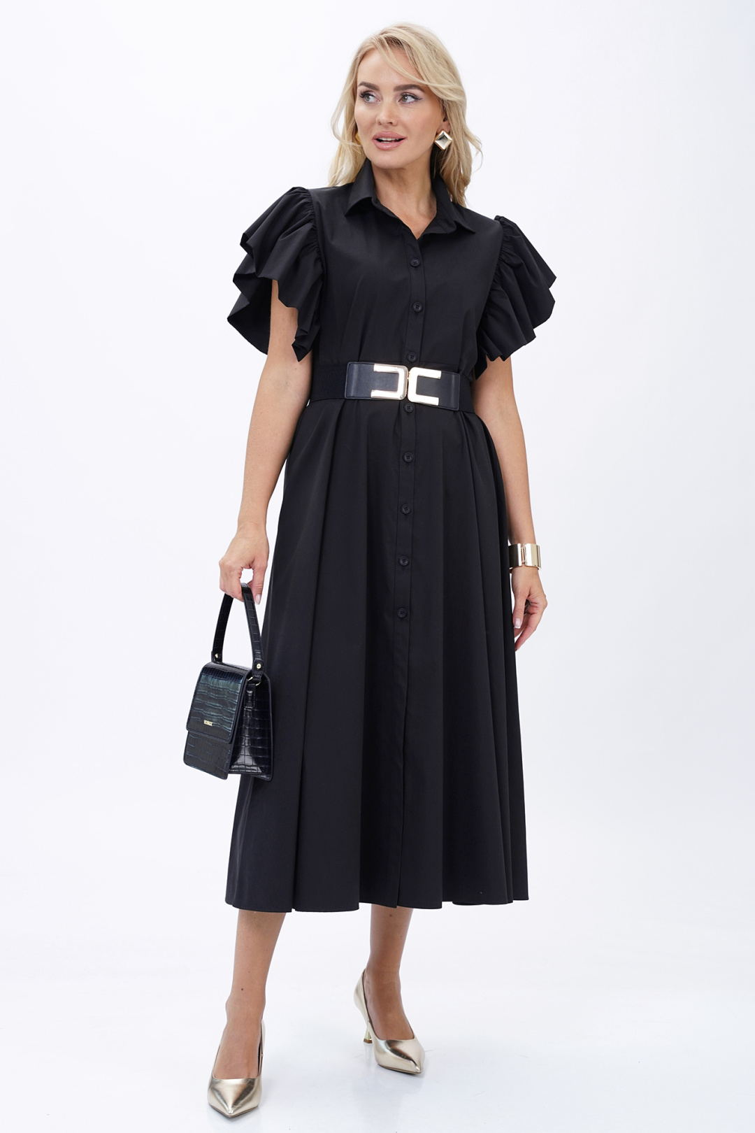 Платье AlaniCollection 2445 черный - фото 2