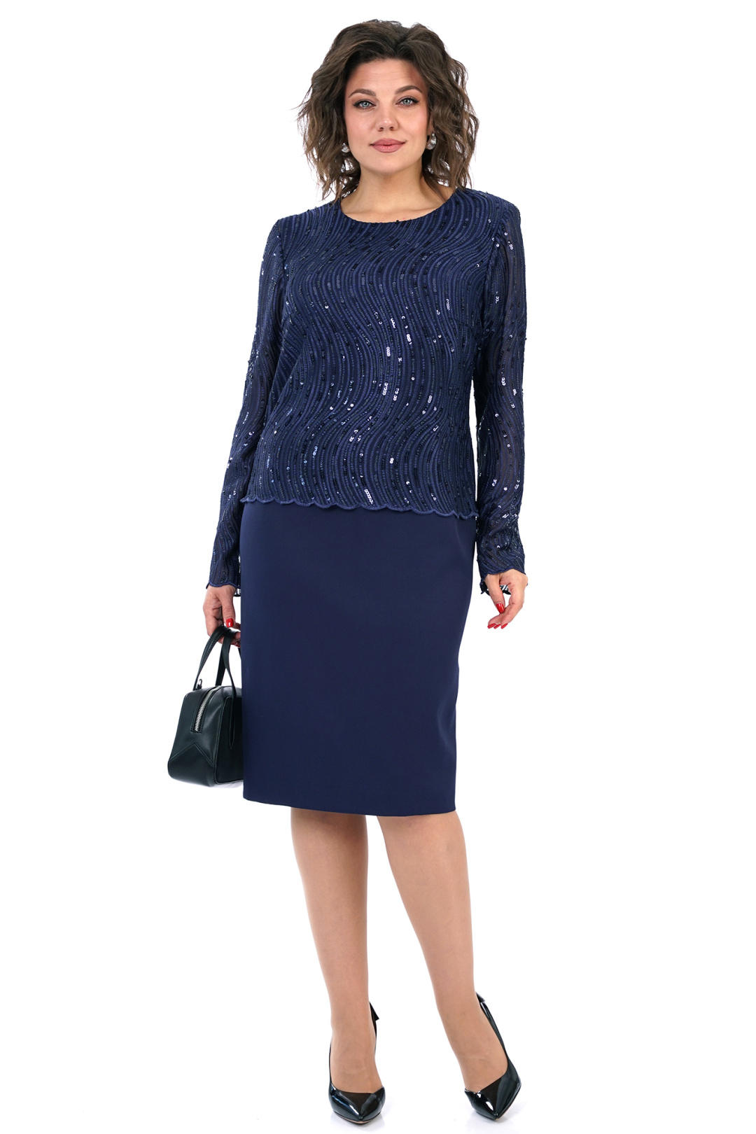 Платье AlaniCollection 2458 синий