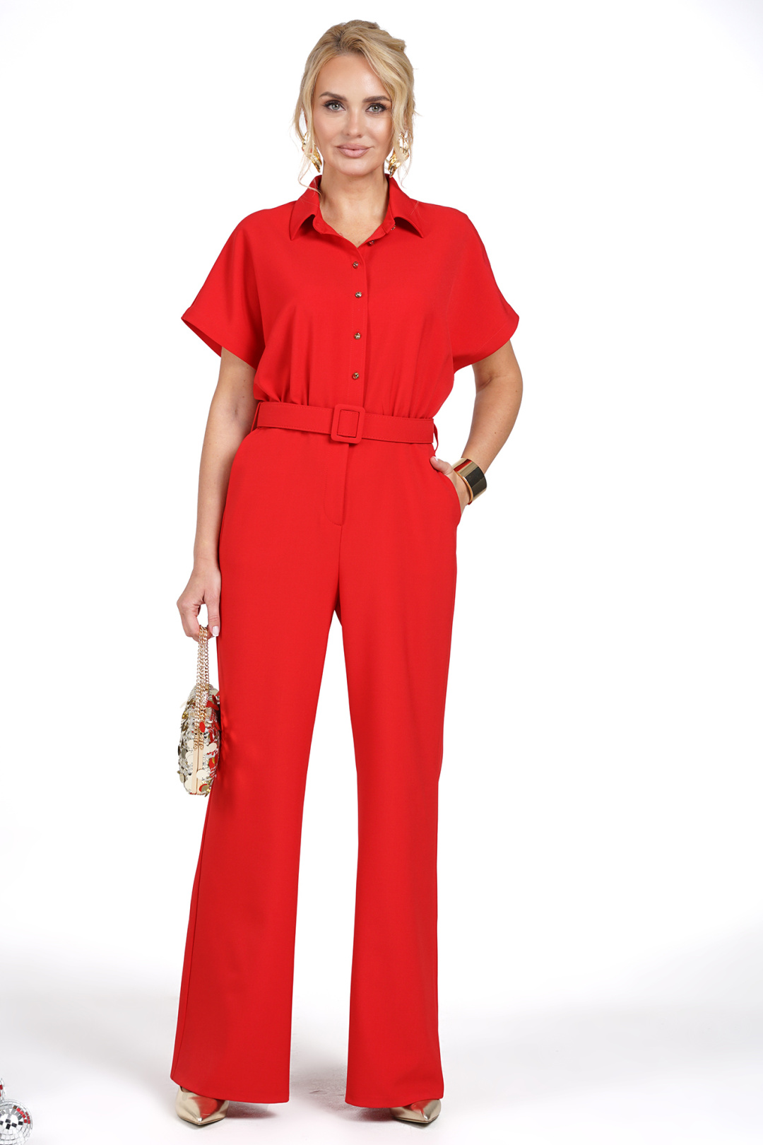 Комбинезон AlaniCollection 2470 красный - фото 2