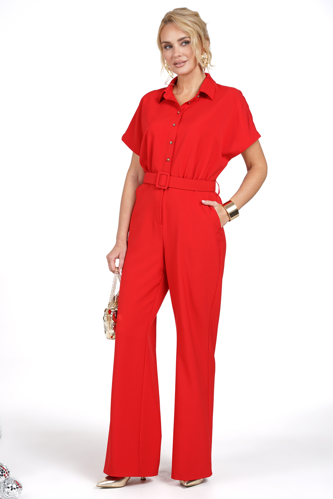 Комбинезон AlaniCollection 2470 красный - фото 3