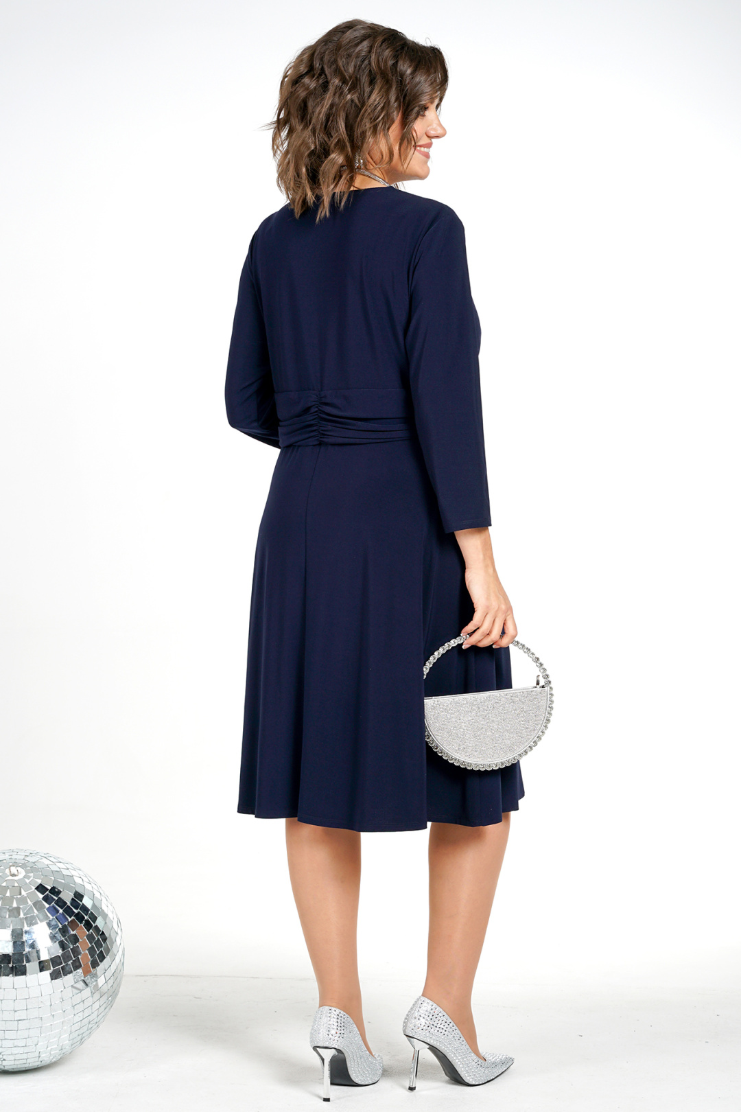 Платье AlaniCollection 2477 синий - фото 6