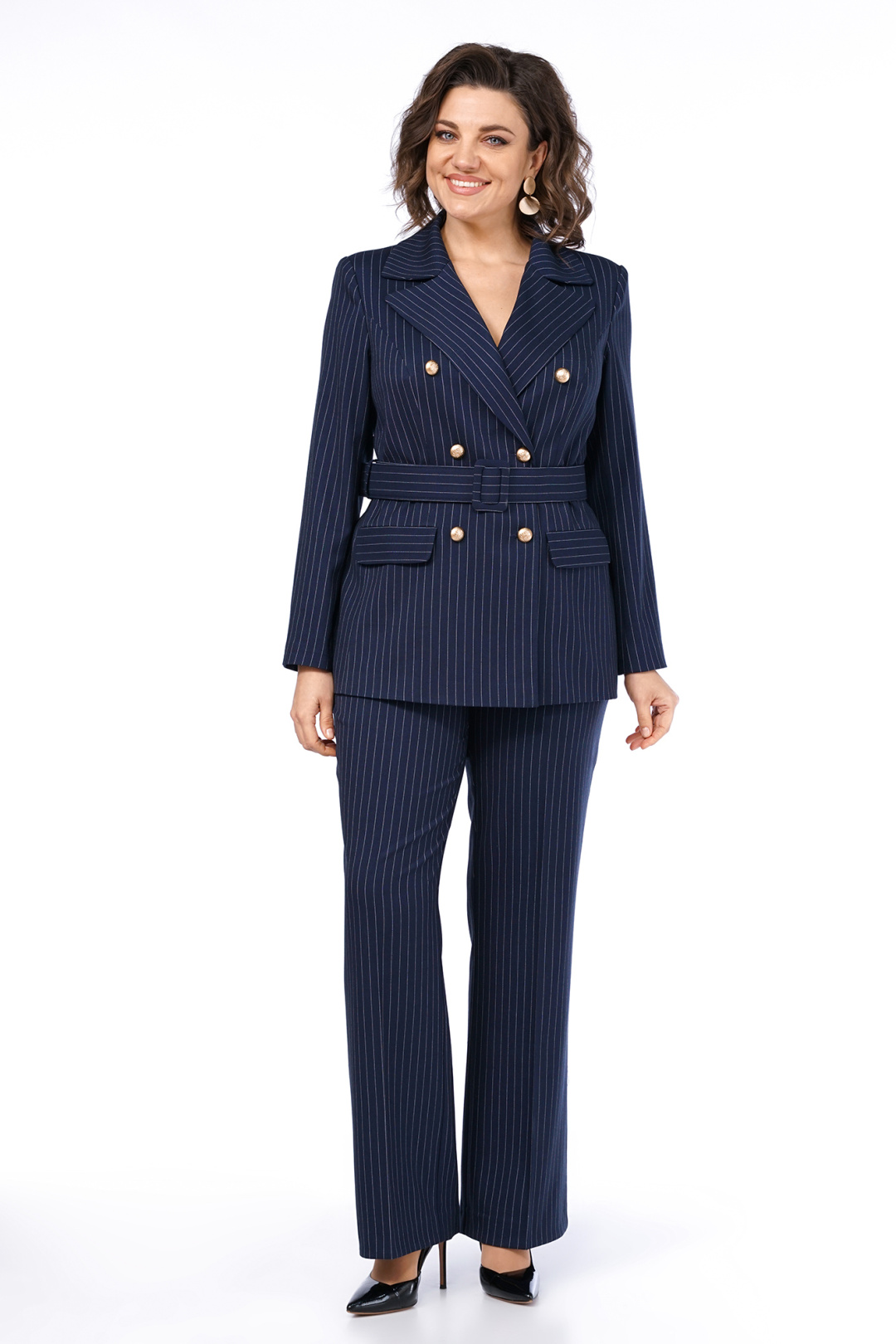 Костюм AlaniCollection 2486 синия полоска - фото 2