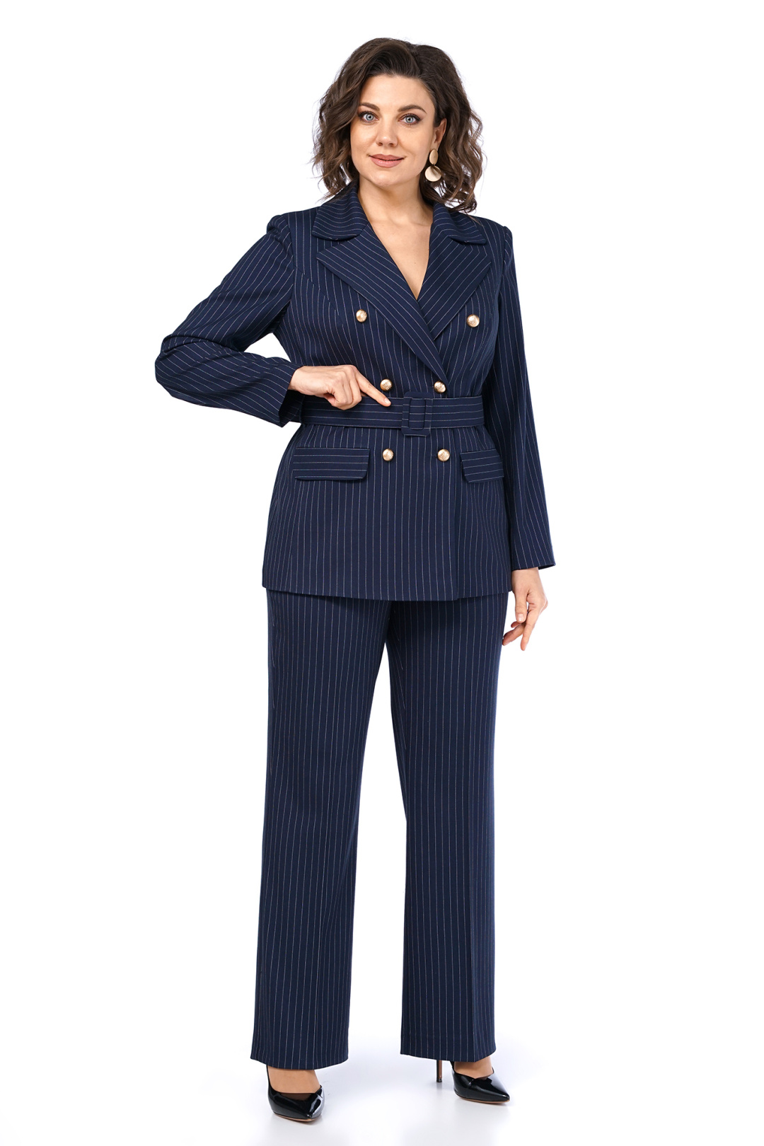 Костюм AlaniCollection 2486 синия полоска - фото 3
