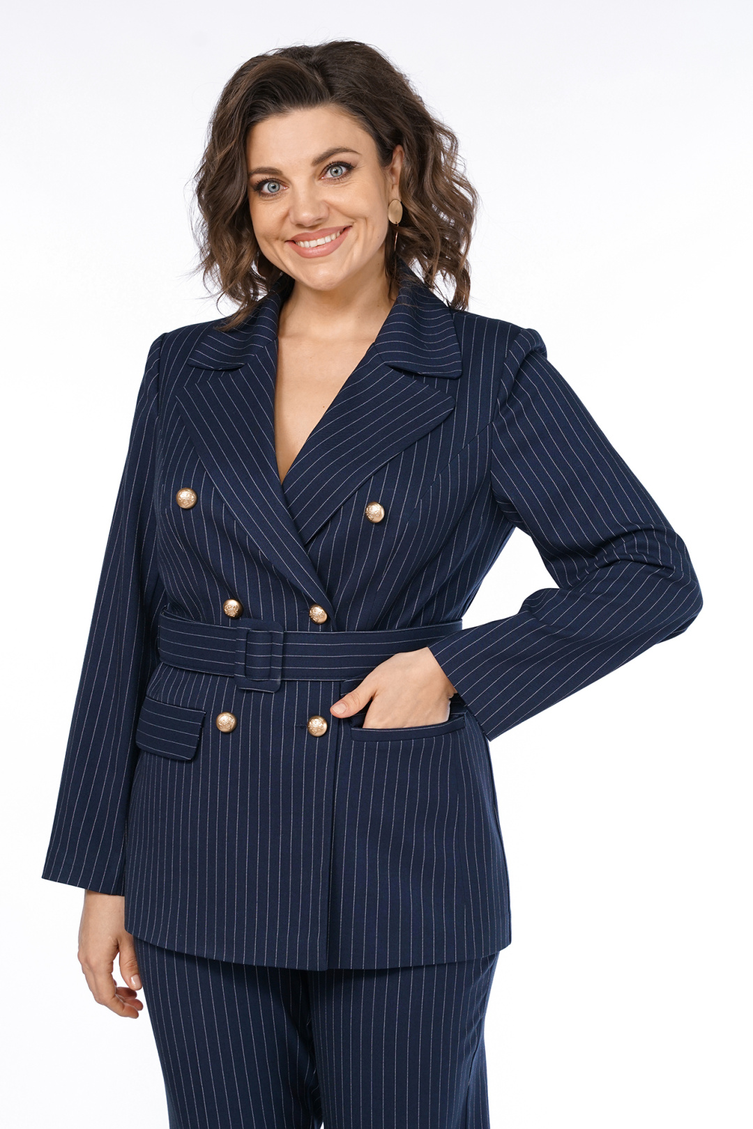 Костюм AlaniCollection 2486 синия полоска