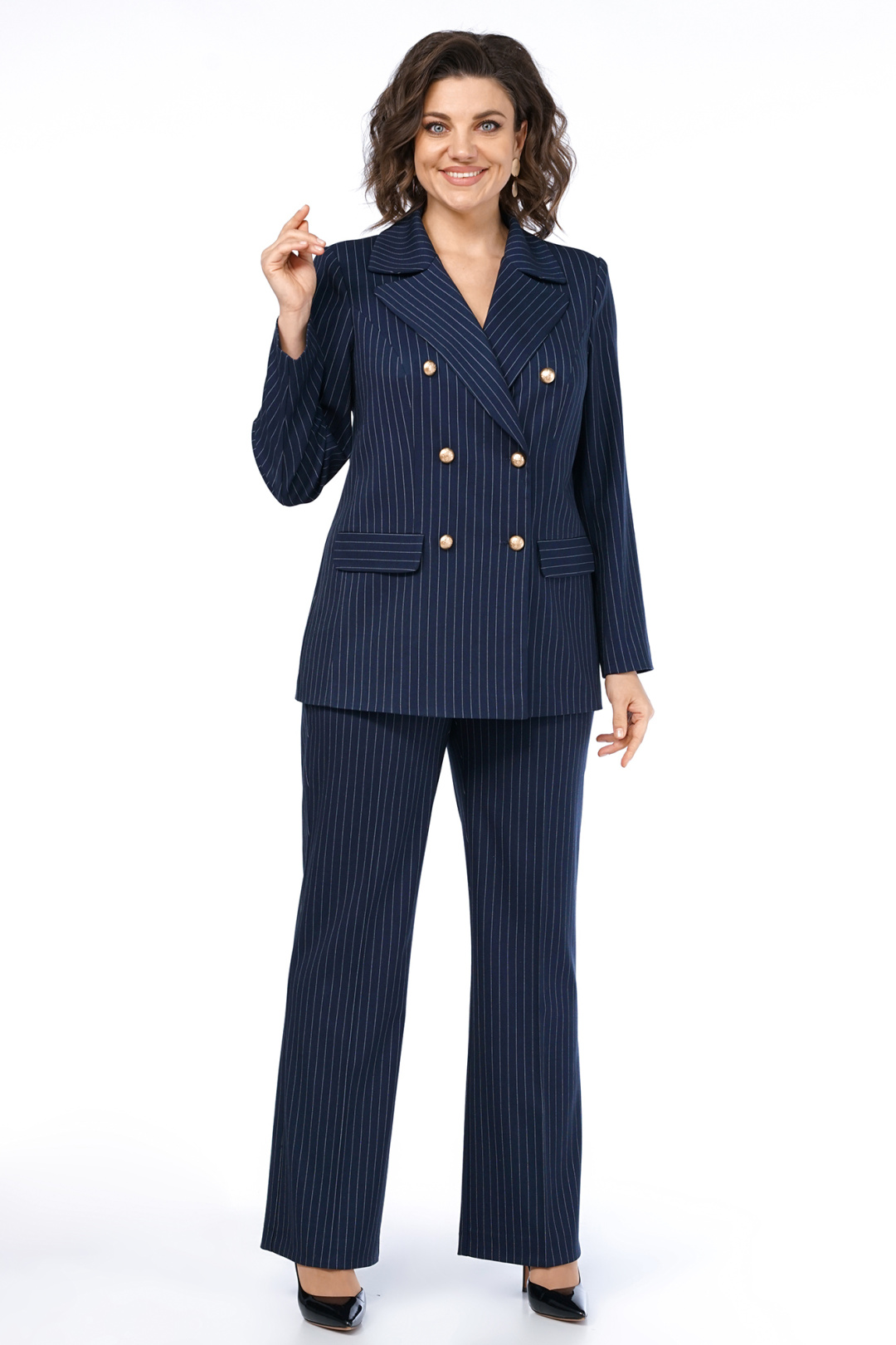 Костюм AlaniCollection 2486 синия полоска