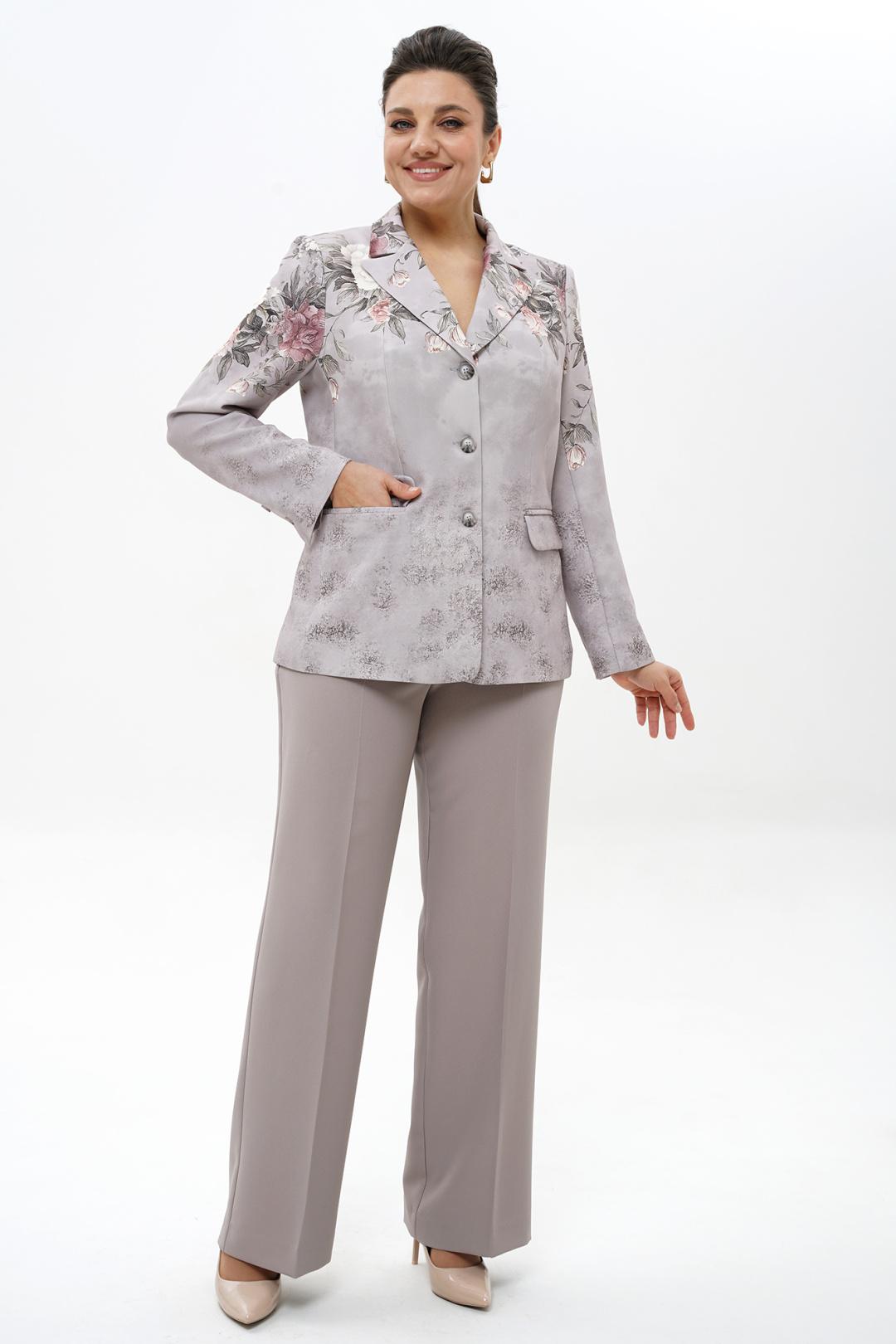 Костюм AlaniCollection 2492 серый - фото 1