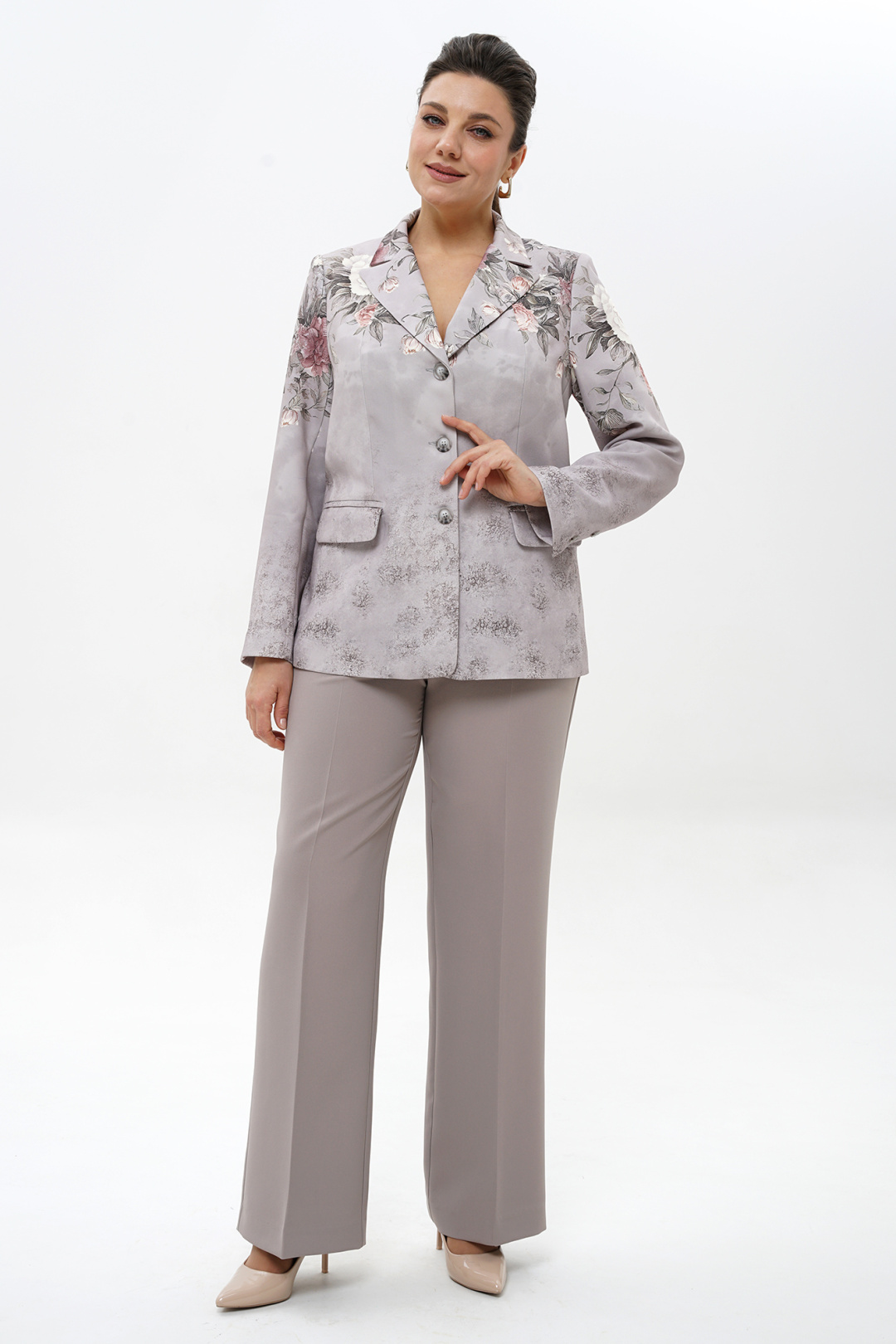 Костюм AlaniCollection 2492 серый - фото 2