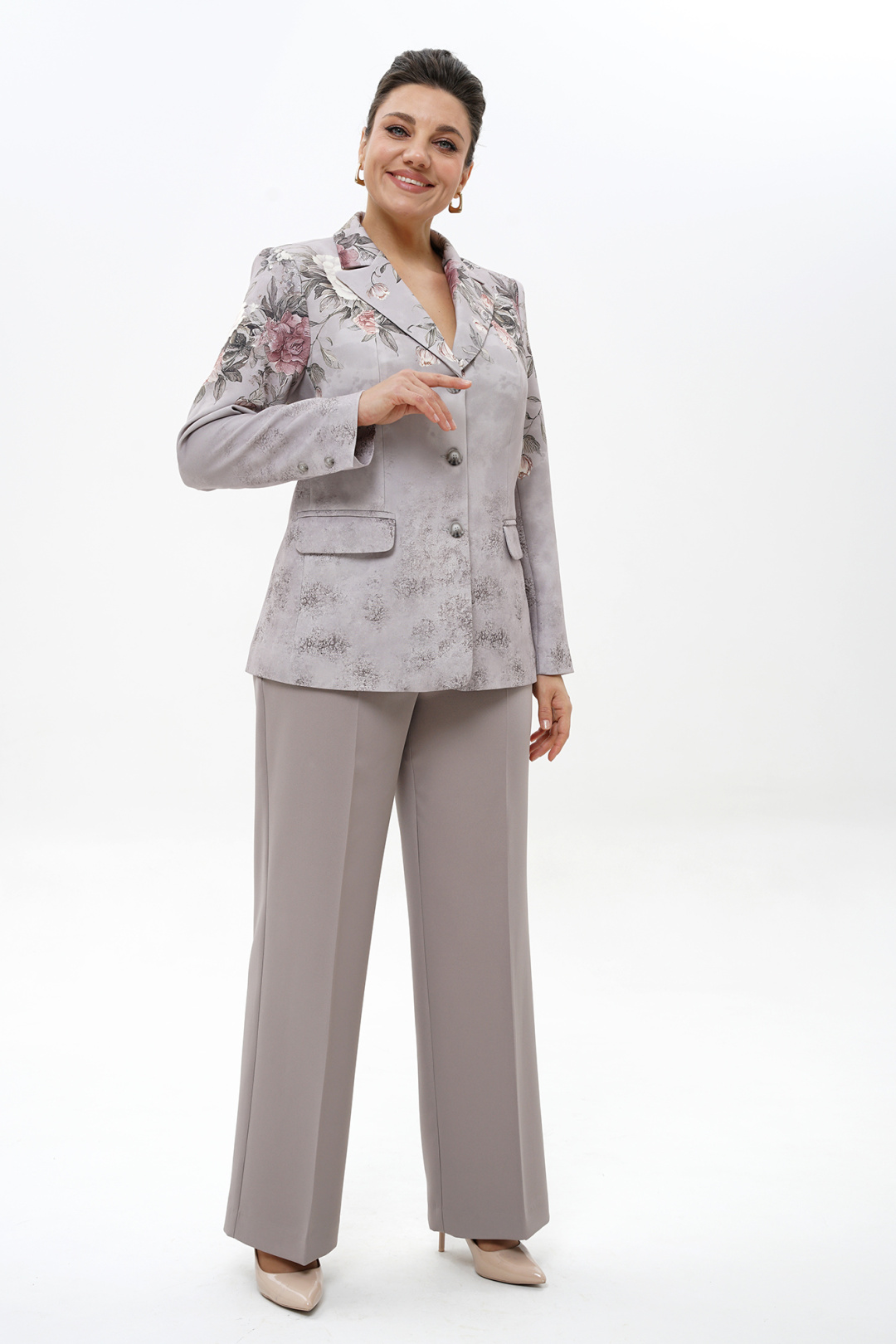 Костюм AlaniCollection 2492 серый - фото 3