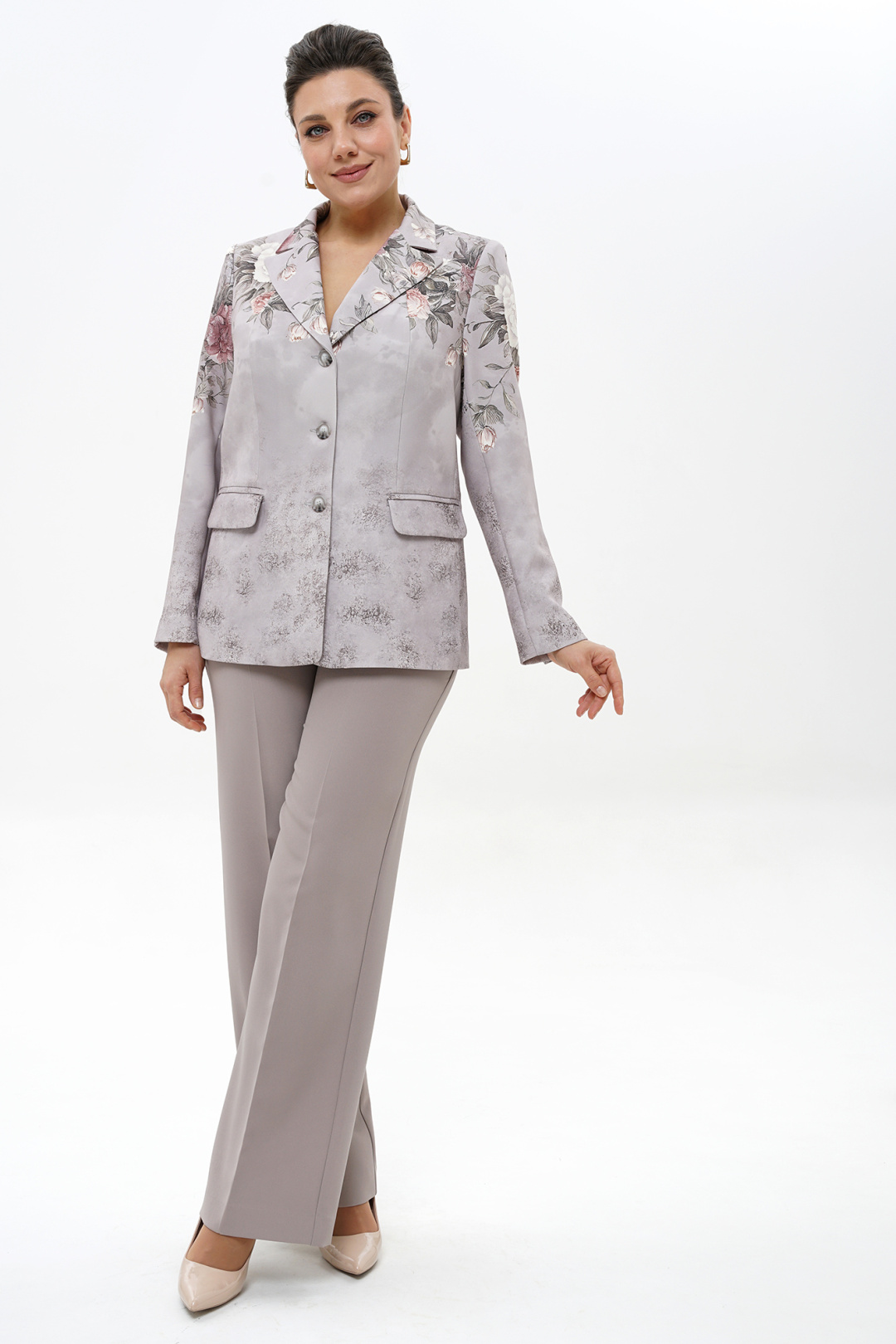 Костюм AlaniCollection 2492 серый - фото 4