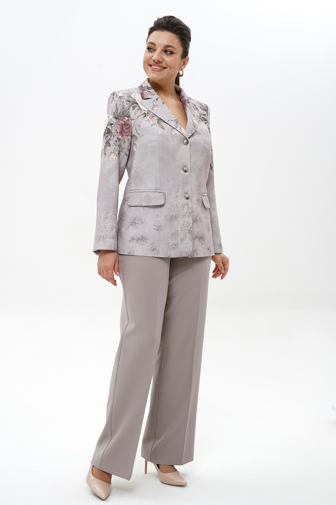 Костюм AlaniCollection 2492 серый - фото 5