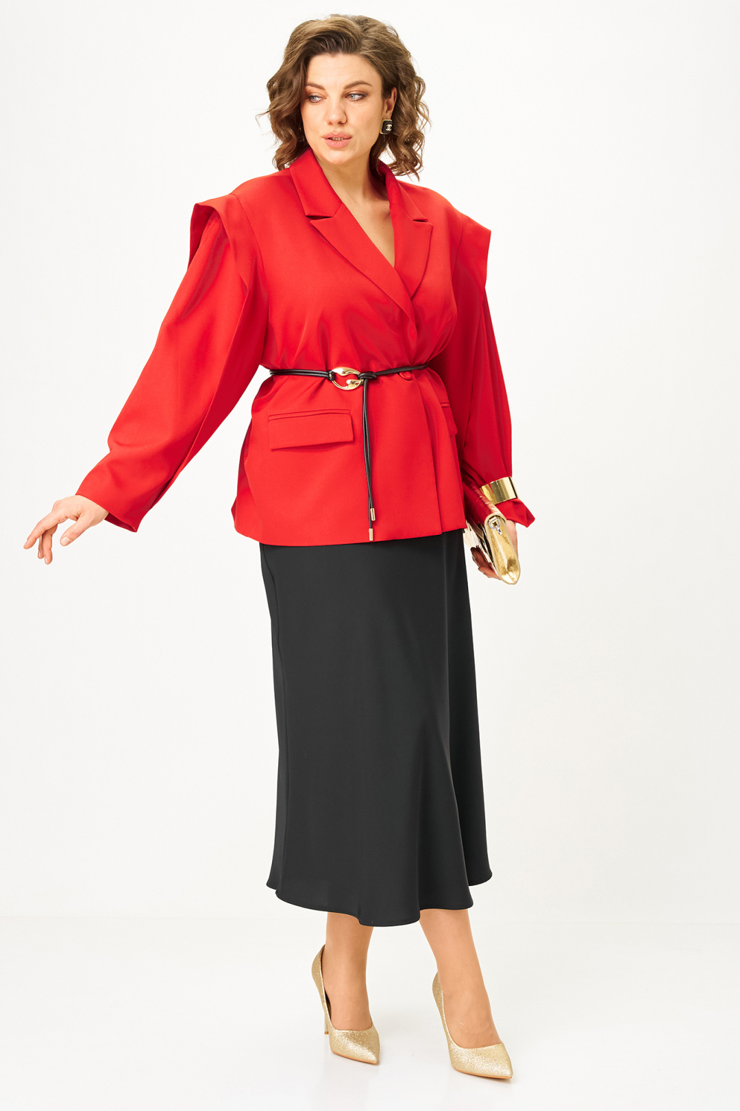 Костюм AlaniCollection 2509 красный + черный - фото 3