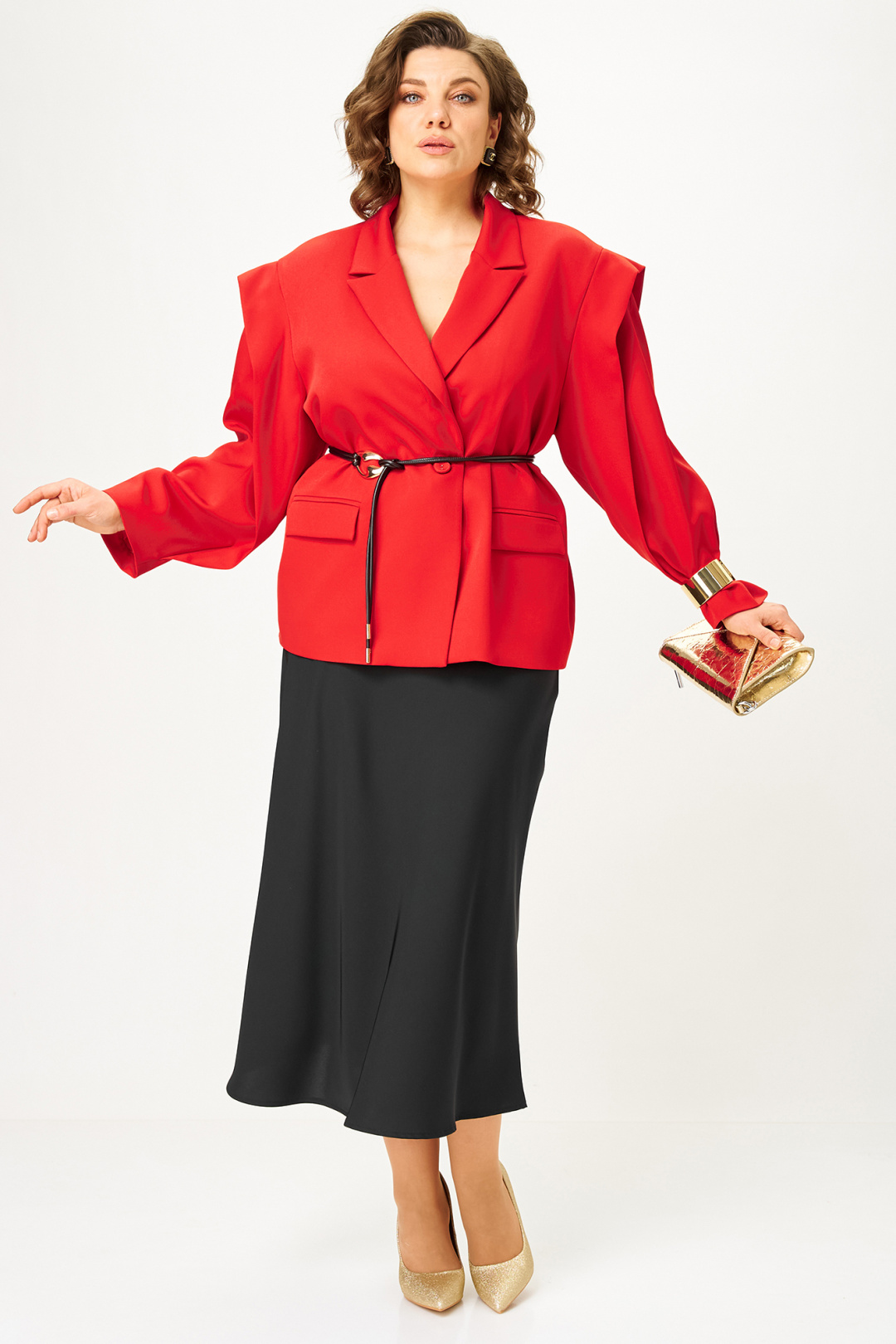 Костюм AlaniCollection 2509 красный + черный - фото 4