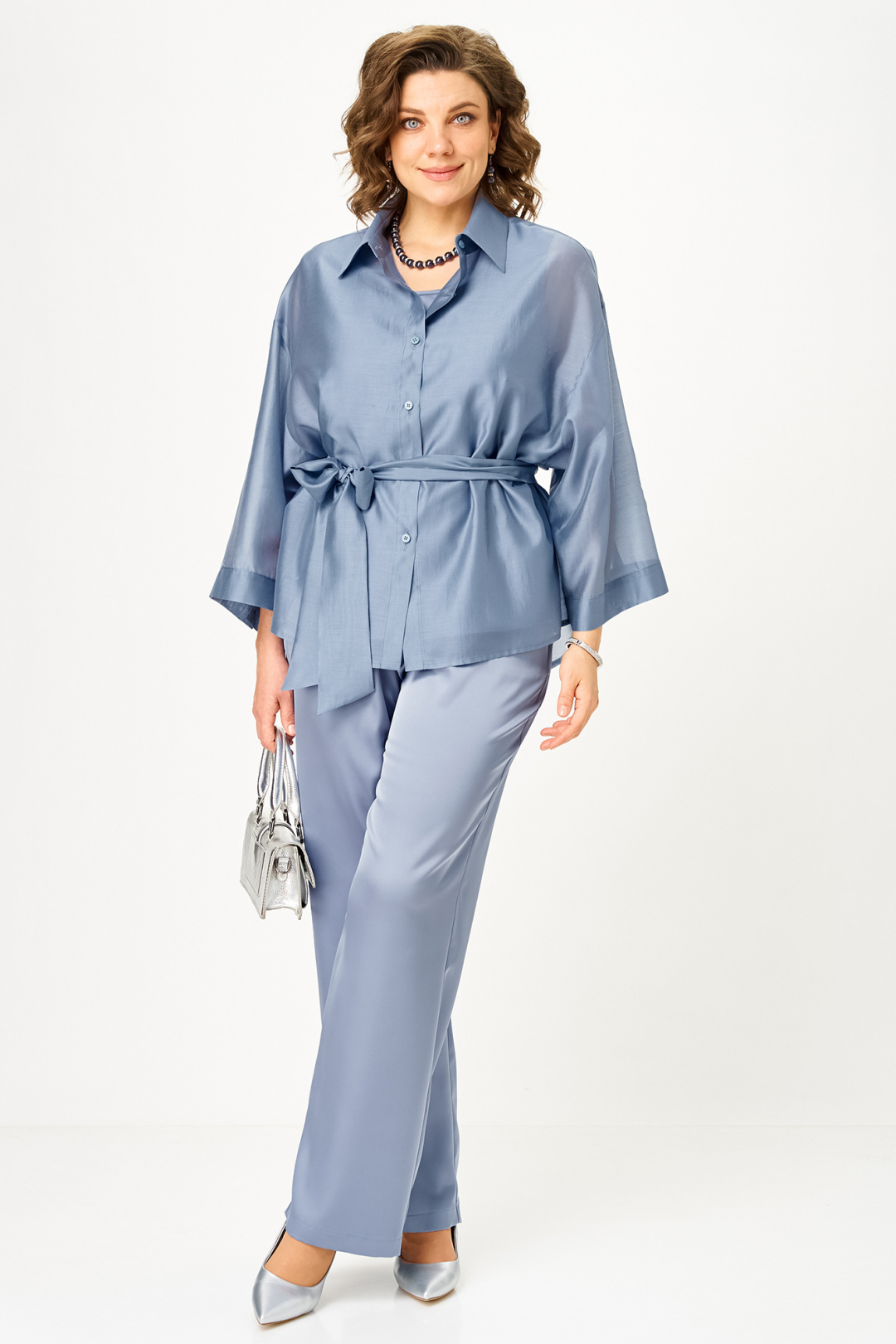 Костюм AlaniCollection 2517 индиго - фото 1