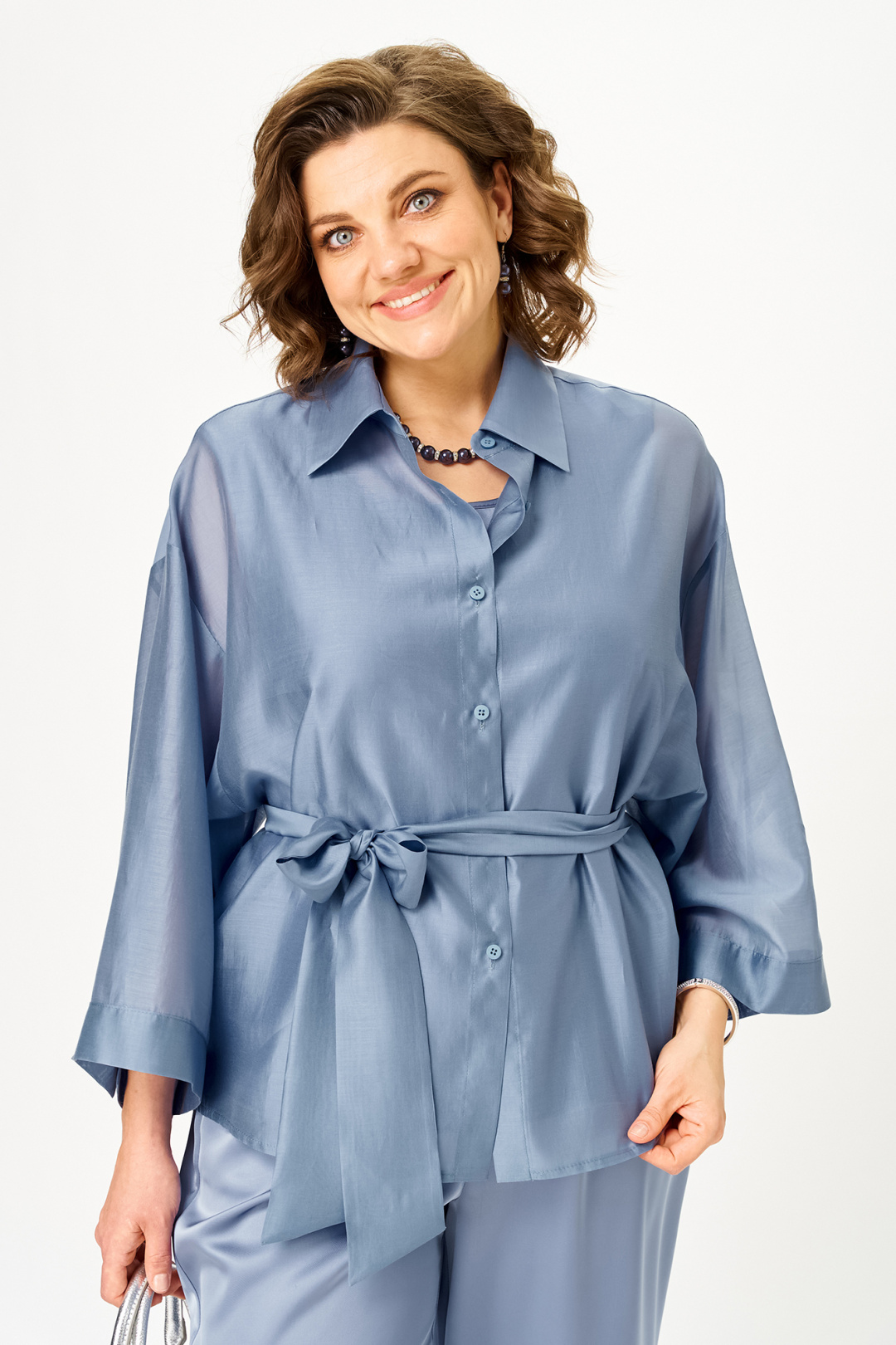 Костюм AlaniCollection 2517 индиго - фото 5