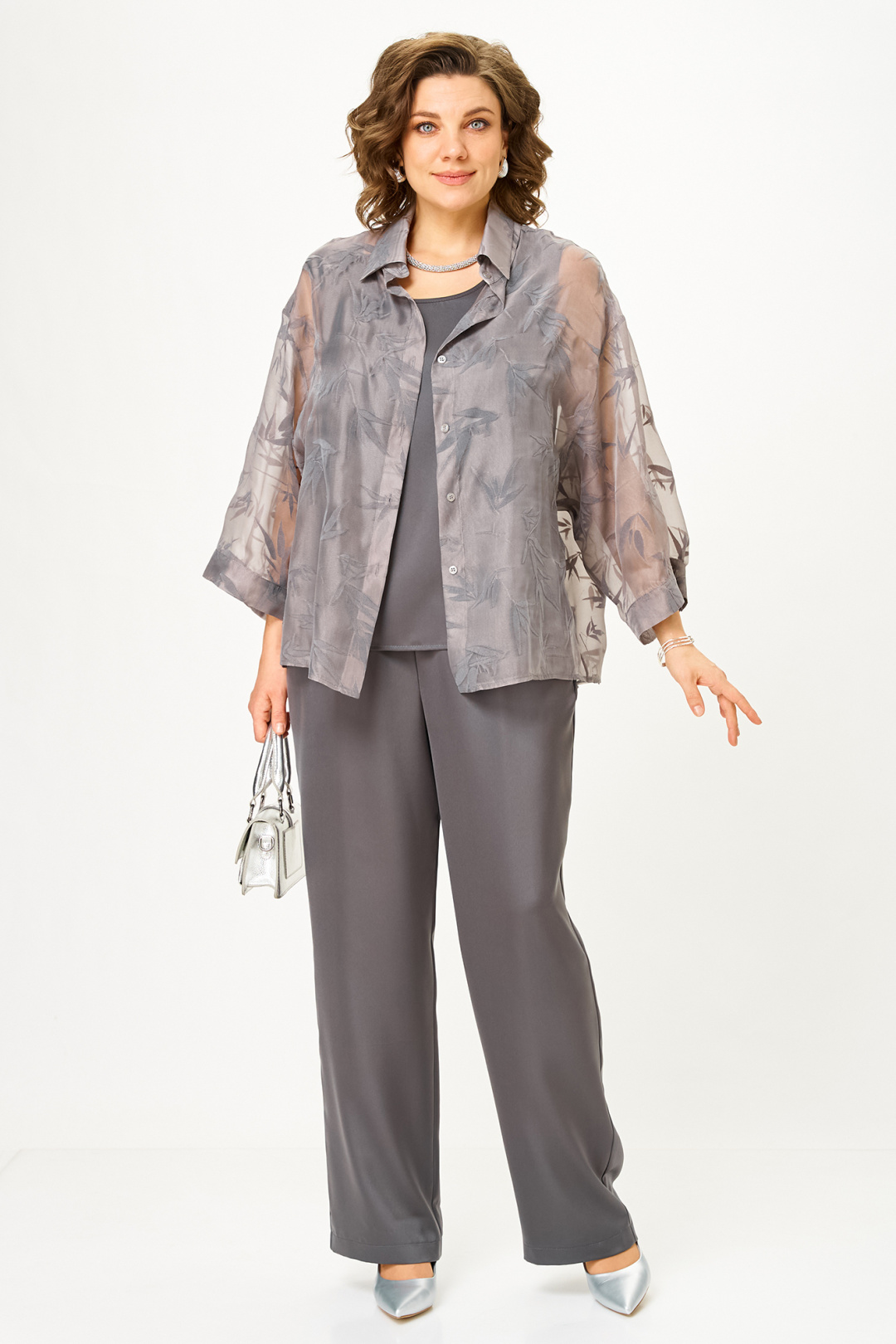 Костюм AlaniCollection 2517 серый - фото 3