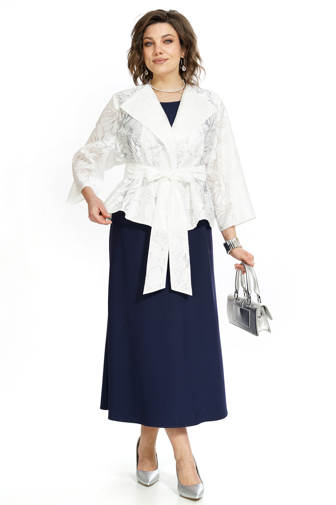Костюм AlaniCollection 2519 молоко + синий