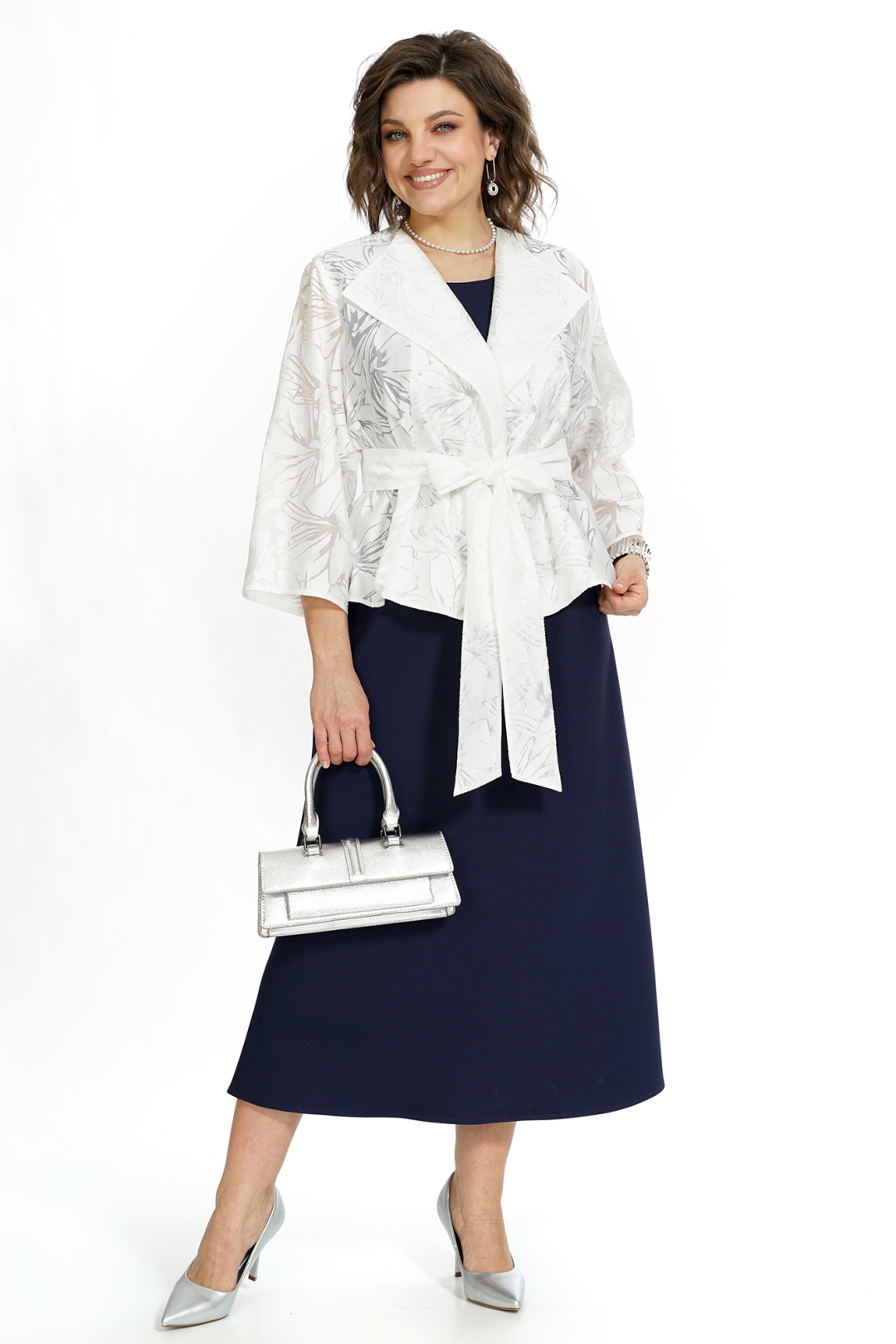 Костюм AlaniCollection 2519 молоко + синий