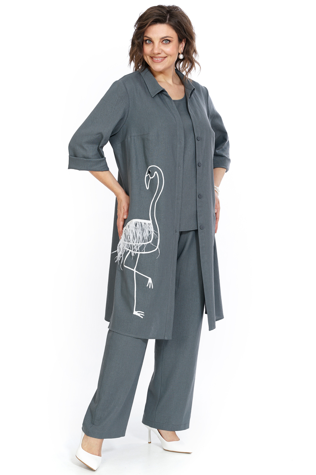 Костюм AlaniCollection 2521 серый