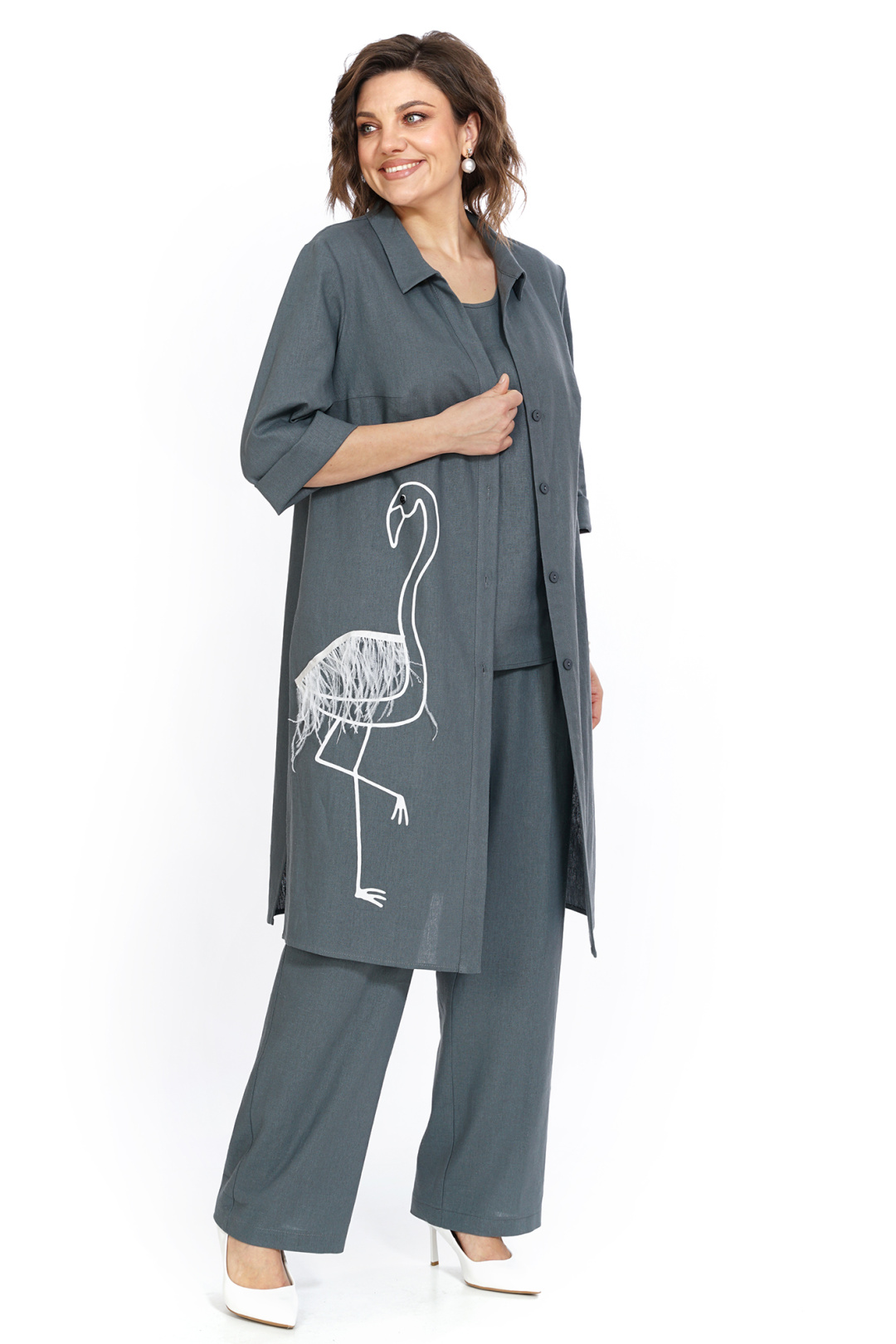 Костюм AlaniCollection 2521 серый