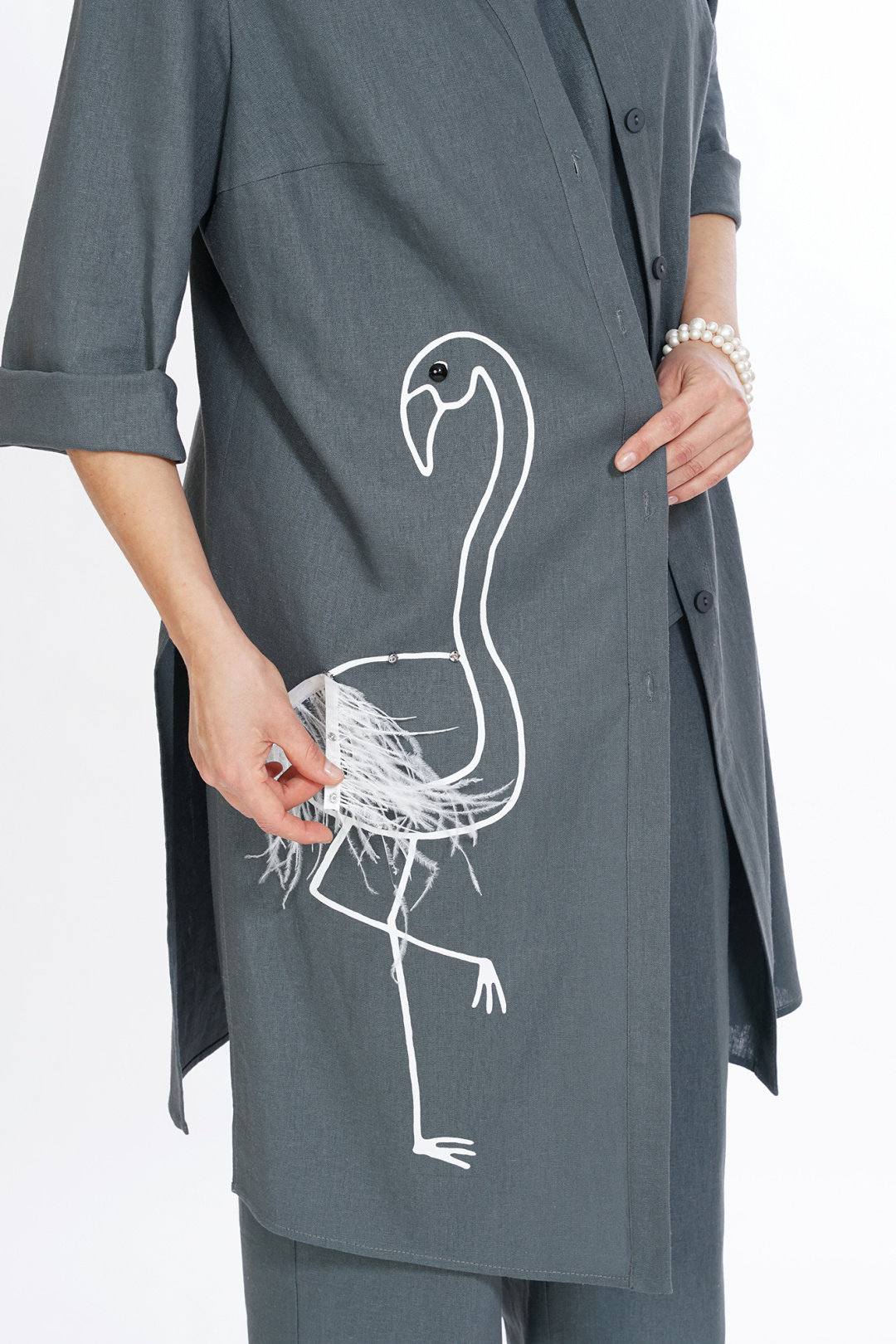 Костюм AlaniCollection 2521 серый