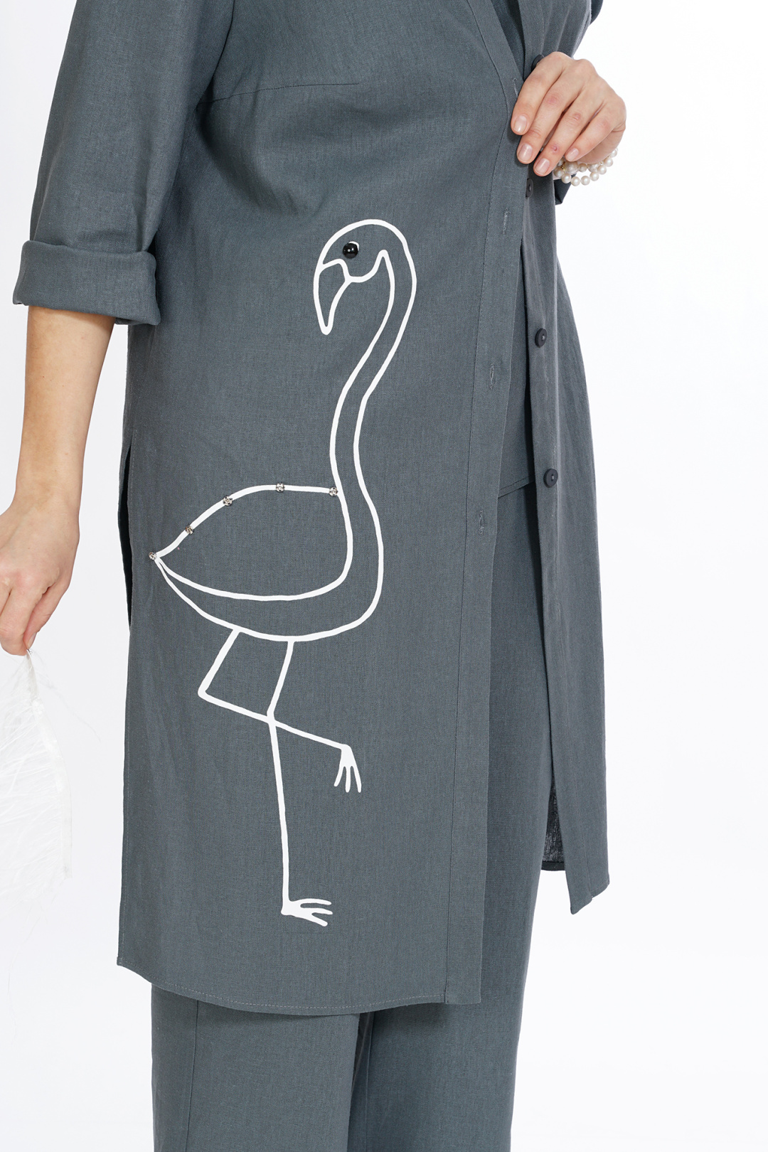 Костюм AlaniCollection 2521 серый