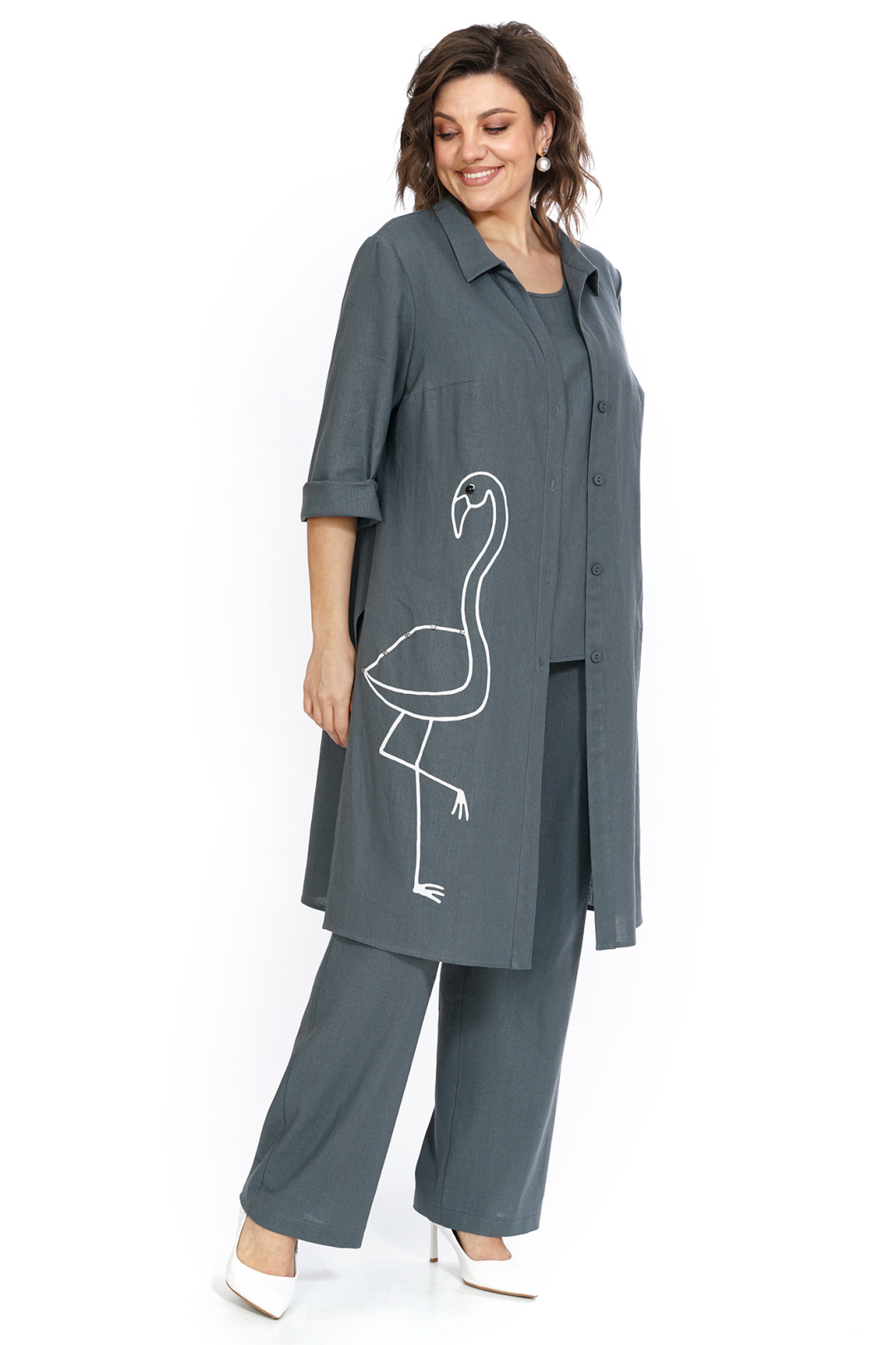 Костюм AlaniCollection 2521 серый