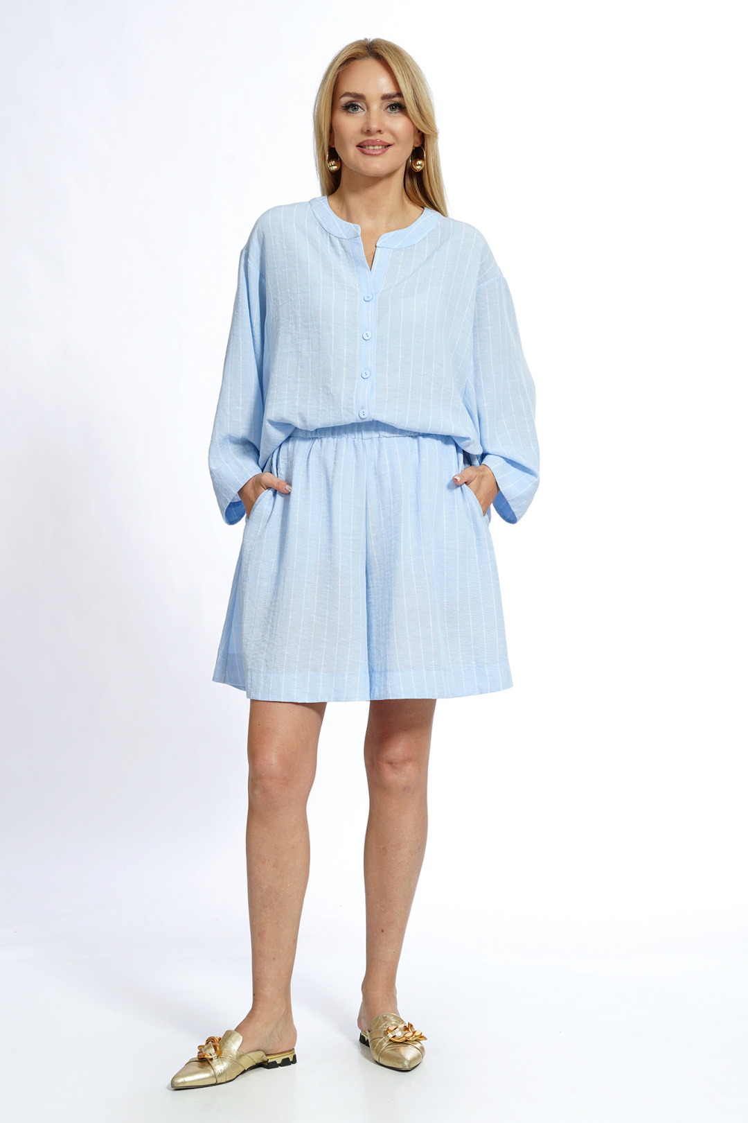 Костюм AlaniCollection 2570 голубой - фото 4
