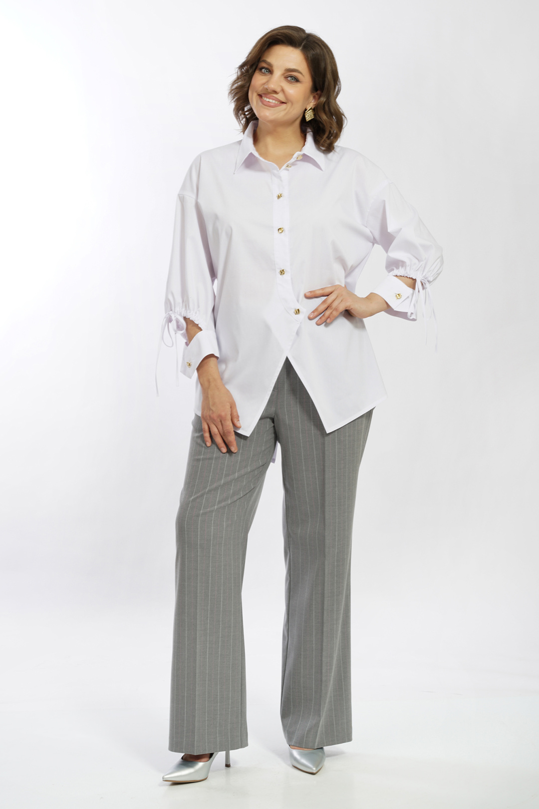 Костюм AlaniCollection 2586 белый + серый