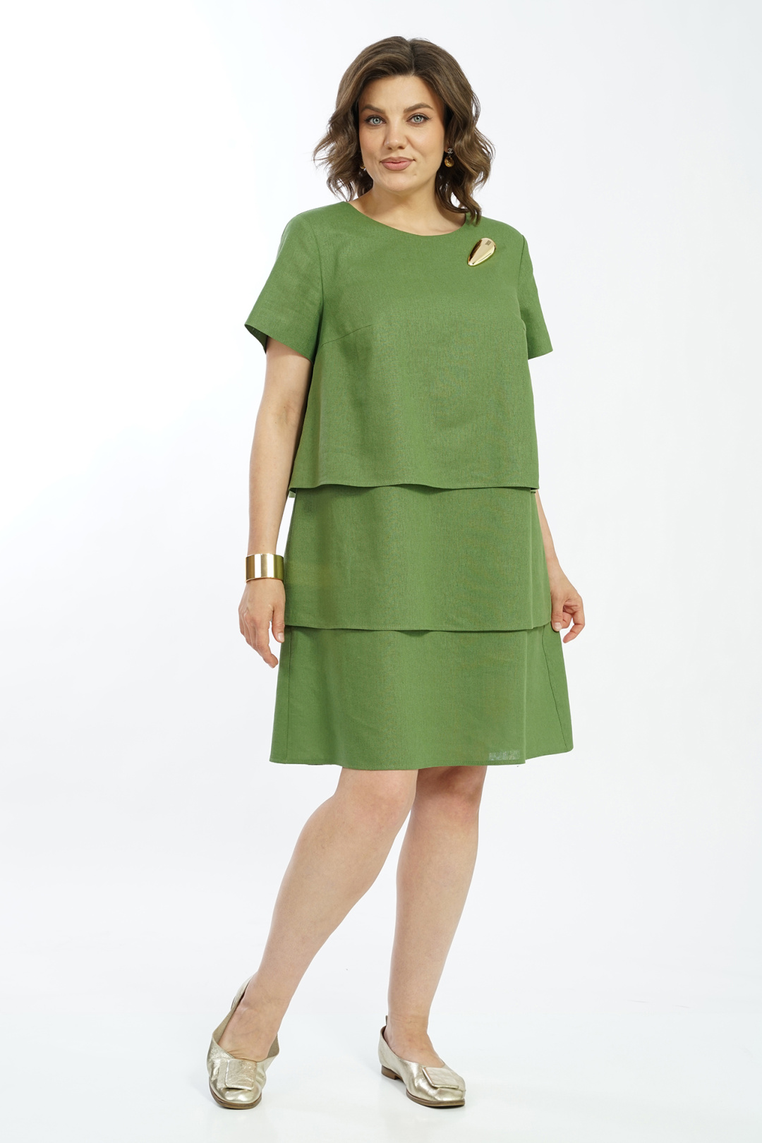 Платье AlaniCollection 2591 зеленый