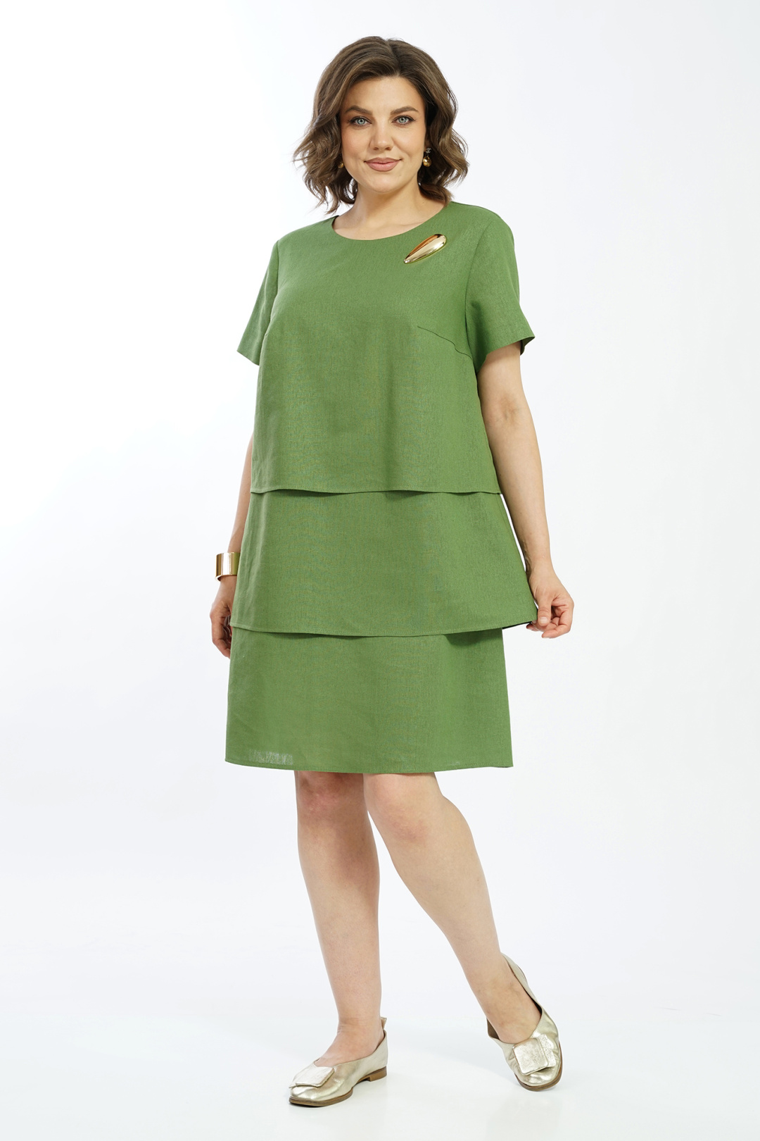 Платье AlaniCollection 2591 зеленый